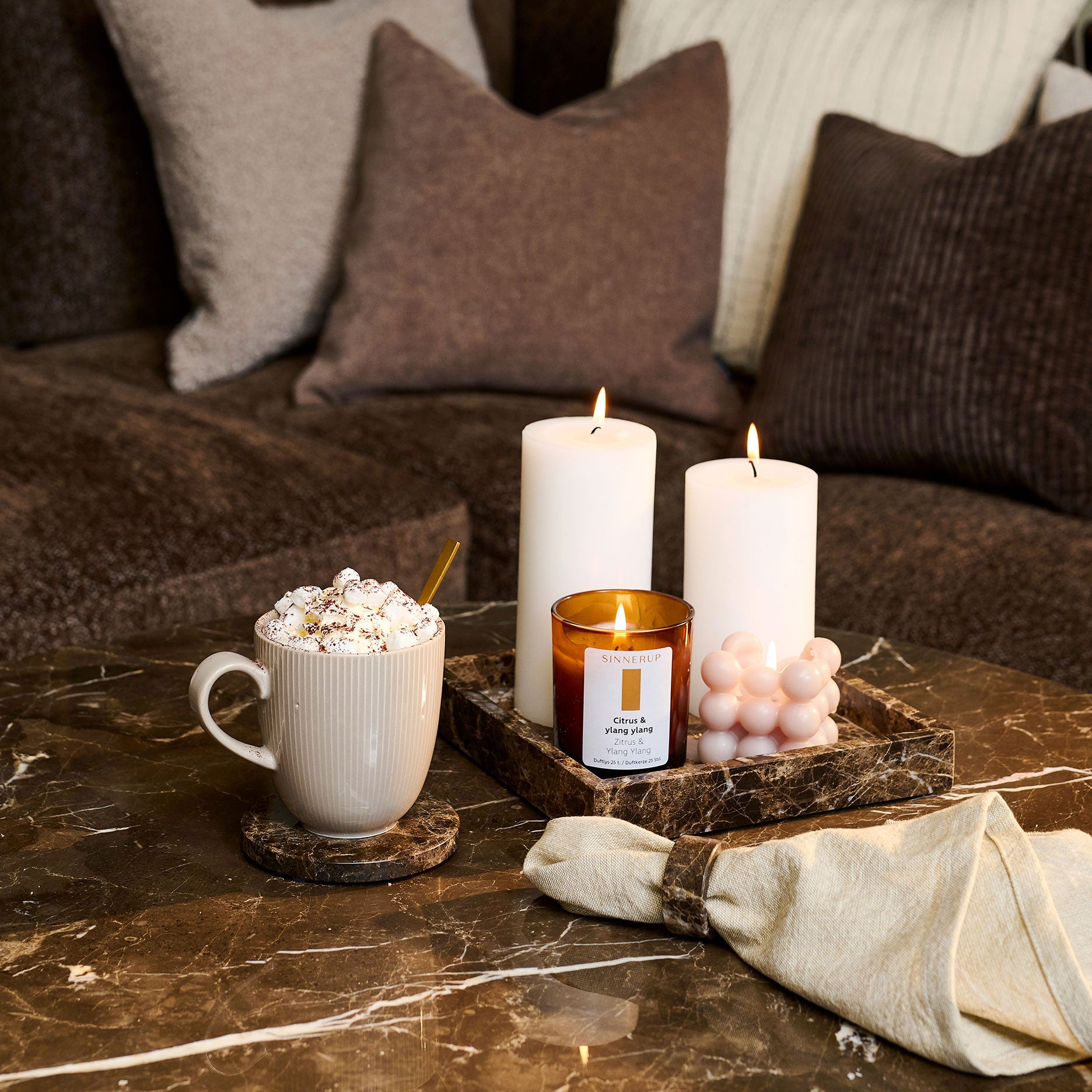 Marble II Coaster 2 stk.