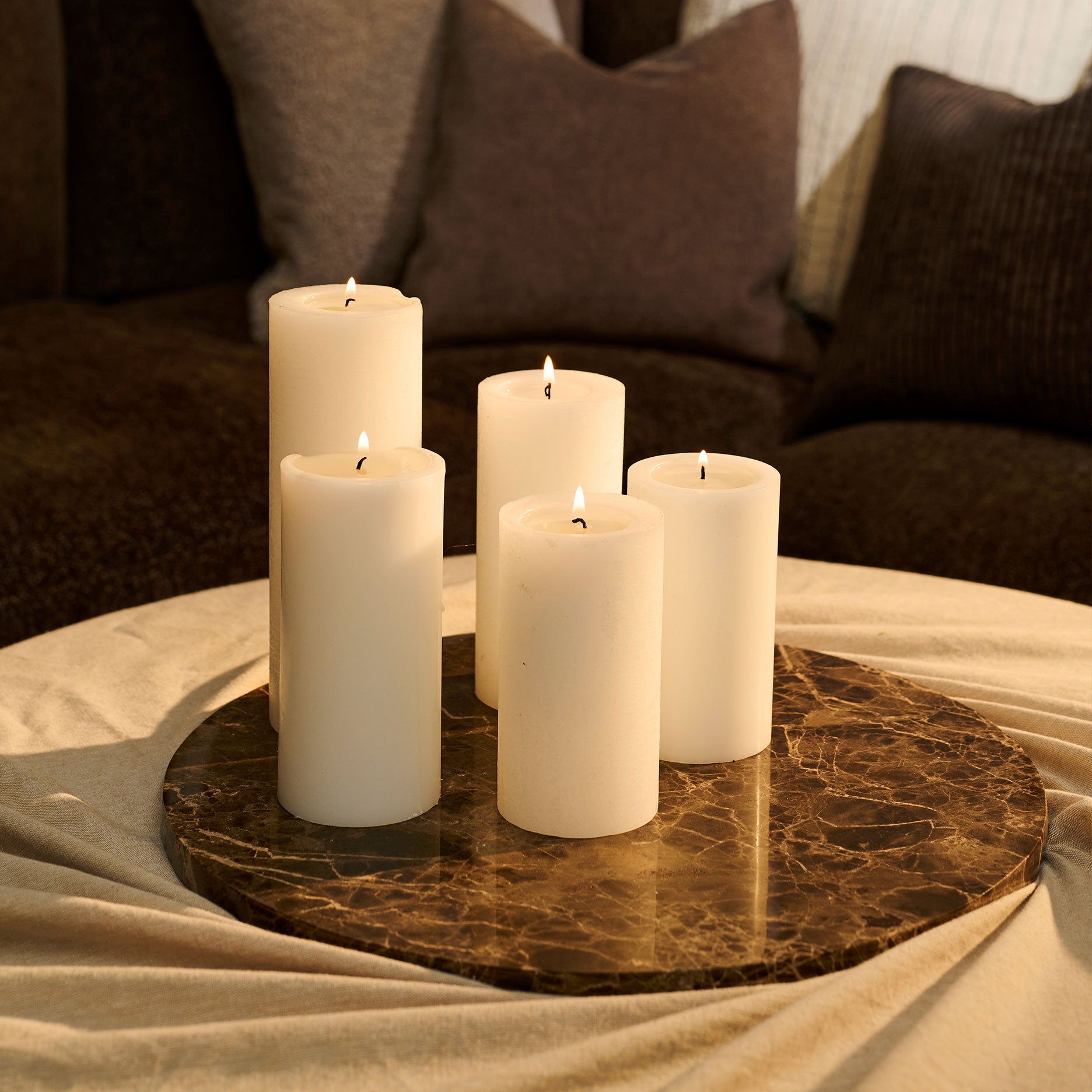 Marble II Rund plade