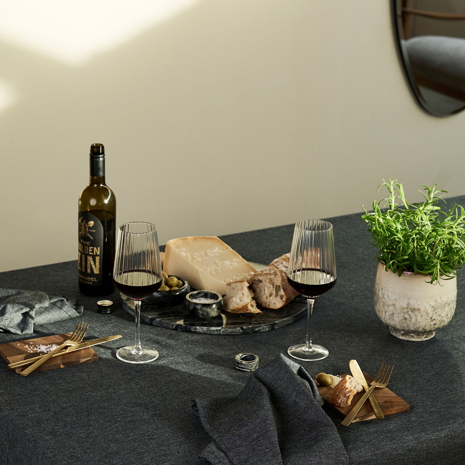 Marble II Rund plade