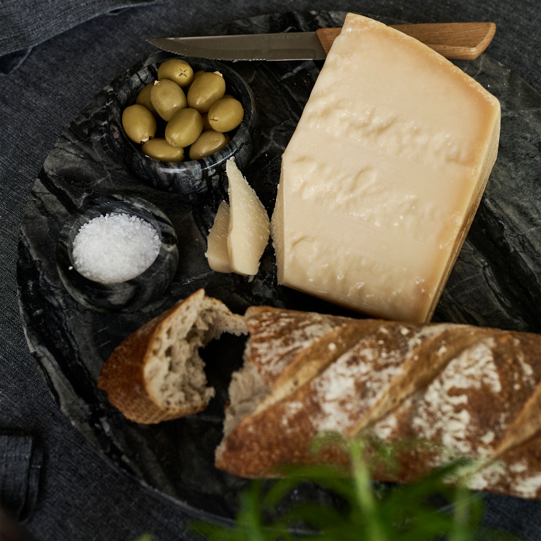 Marble II Rund plade