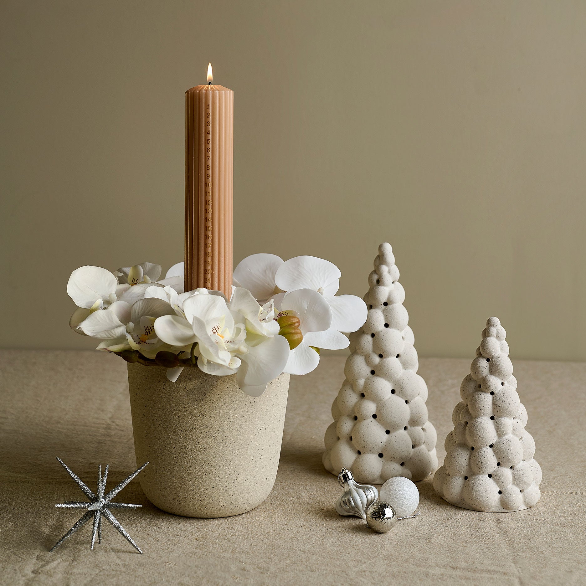 Rillet Kalenderlys, 60 timer.