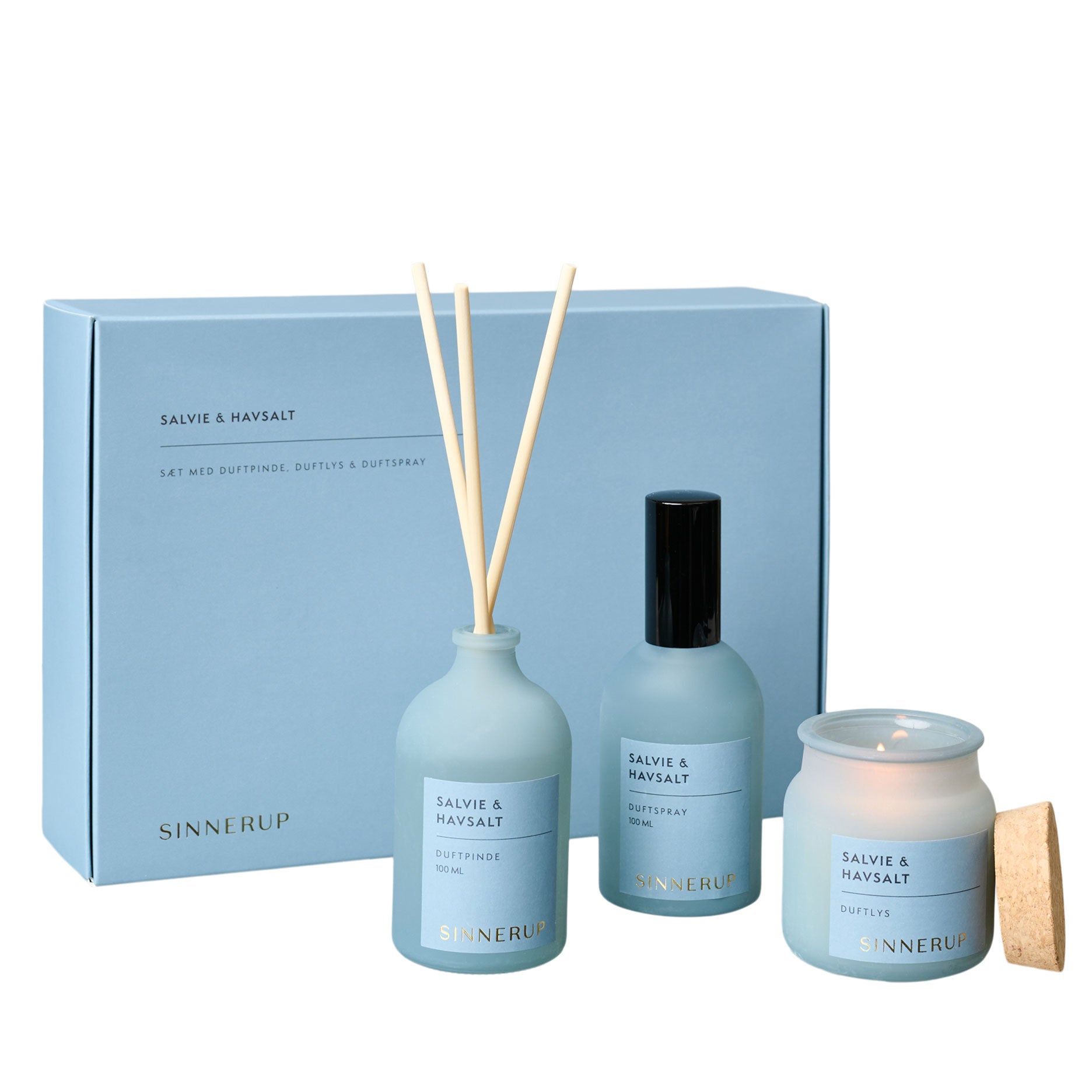Duftsæt Blå Mist Salvie/Havsalt