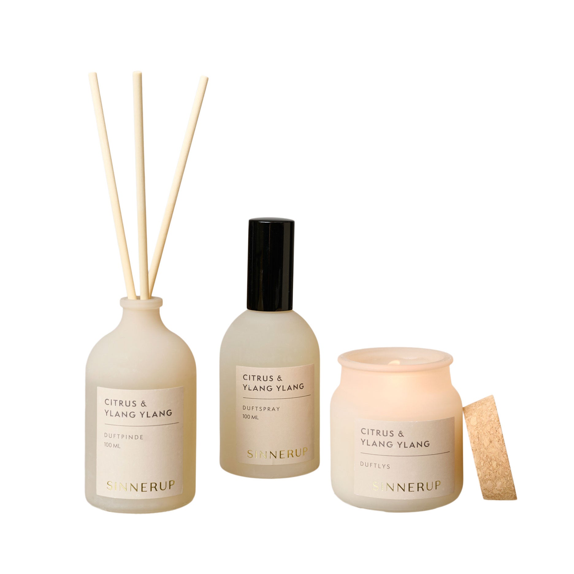 Duftsæt Beige Mist Citrus/Ylang Ylang