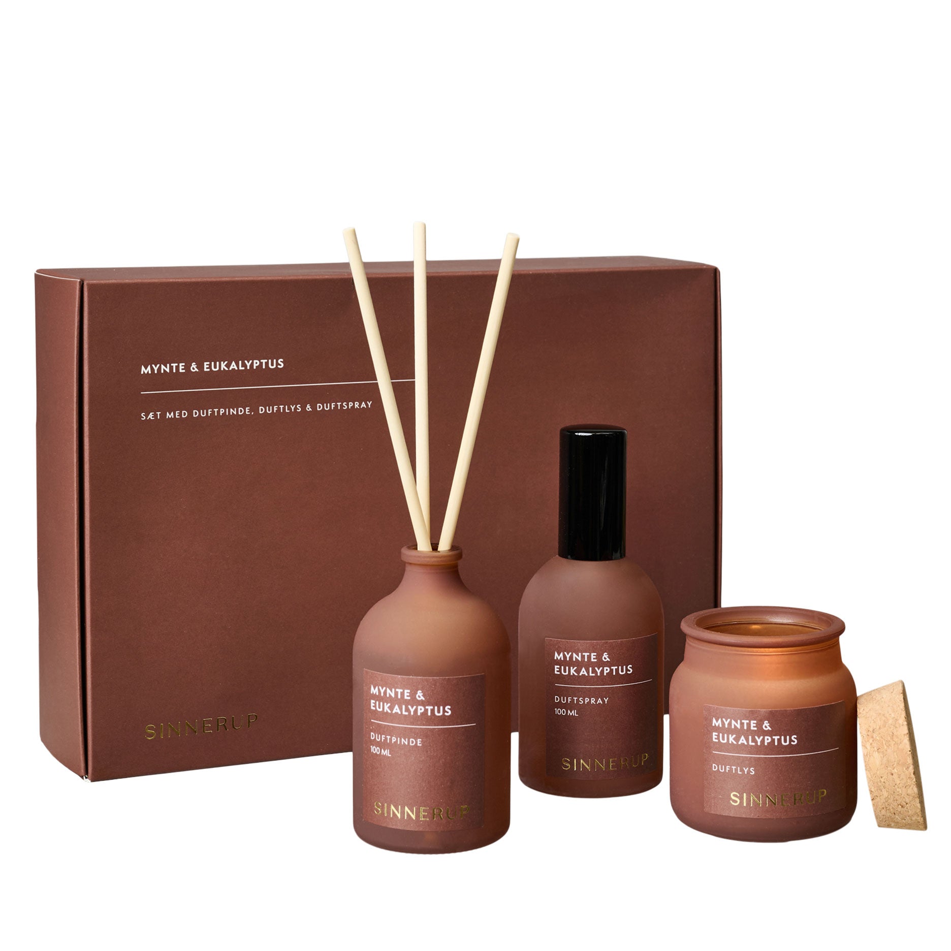 Duftsæt Brun Mist Mynte/Eukalyptus