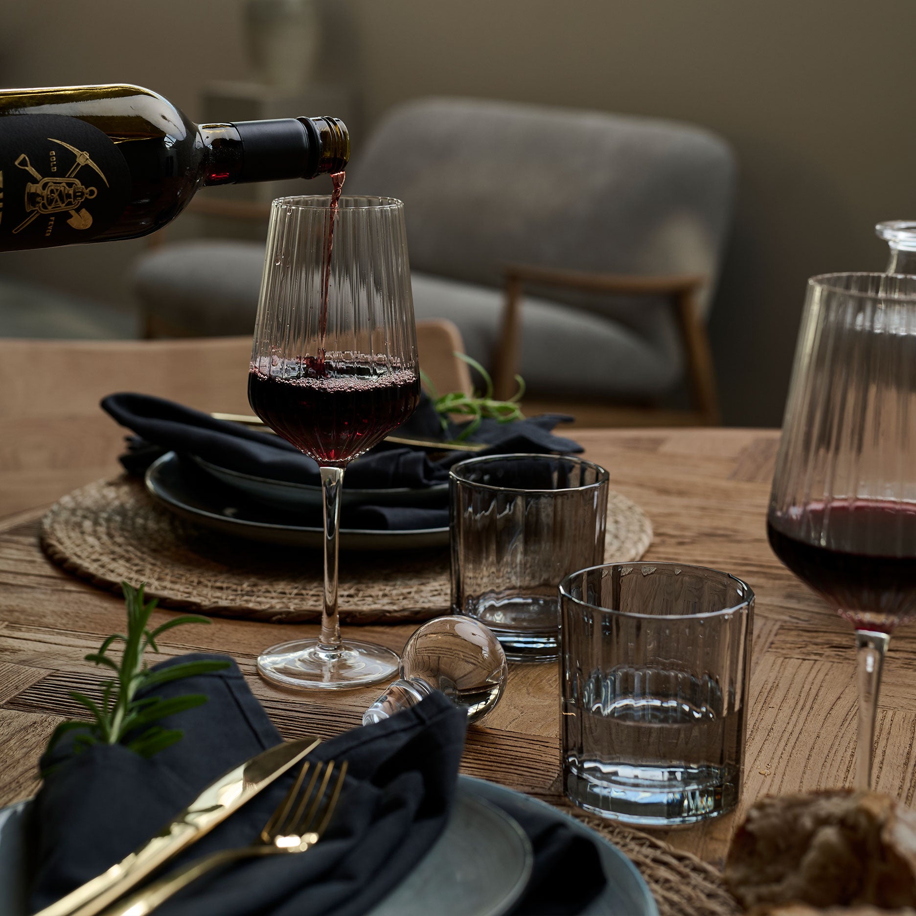 Dinner stofservietter 4 stk.