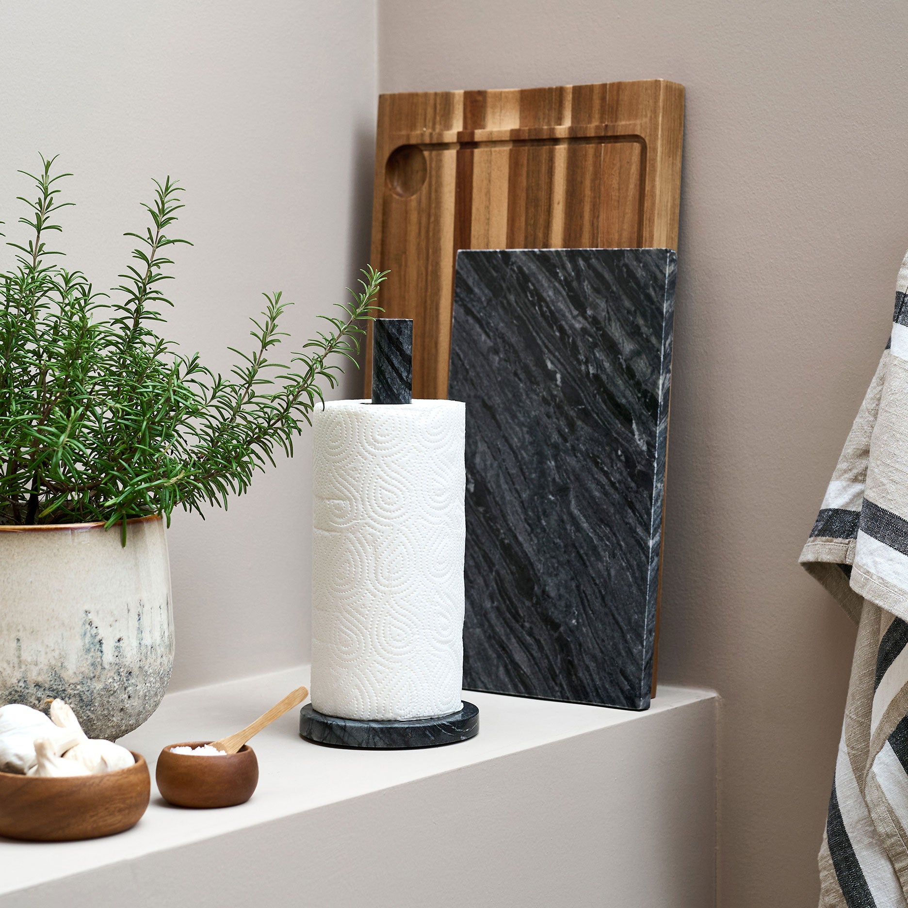 Marble II køkkenrulleholder