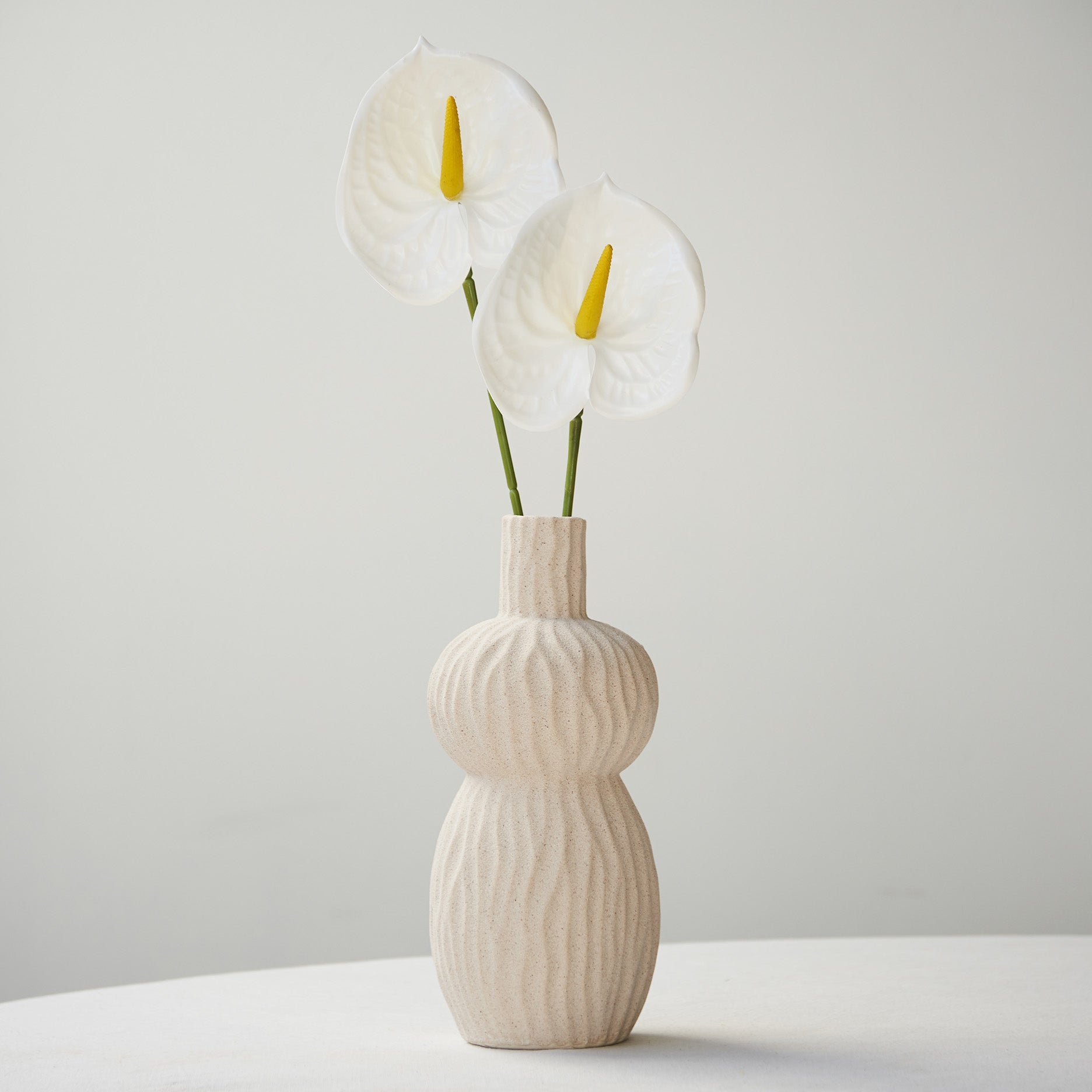 Kunstig flamingoblomst (anthurium)