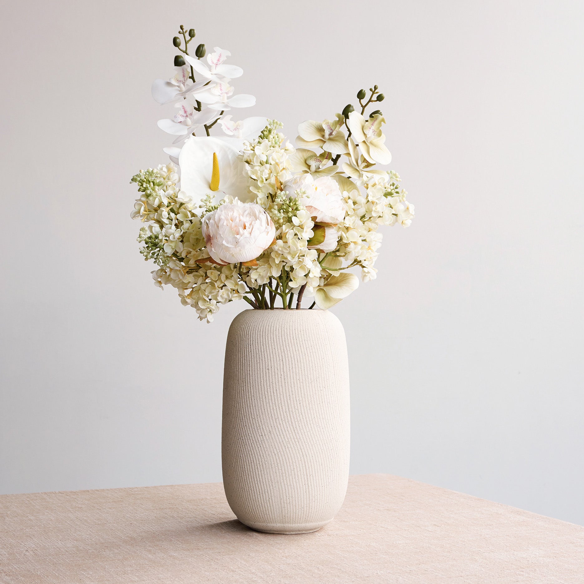 Kunstig flamingoblomst (anthurium)