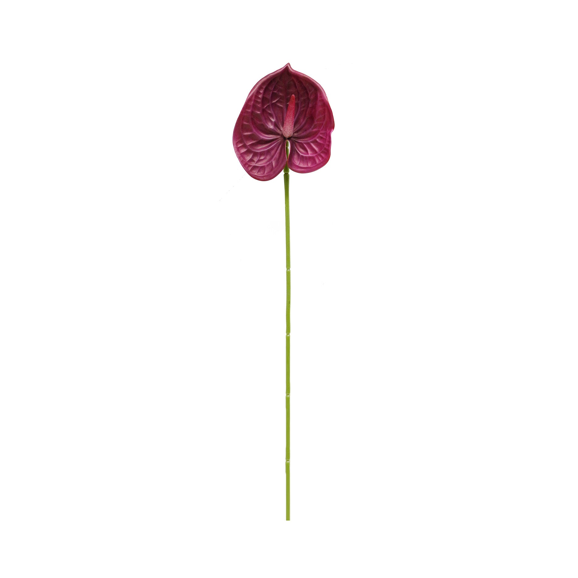 Kunstig flamingoblomst (anthurium)