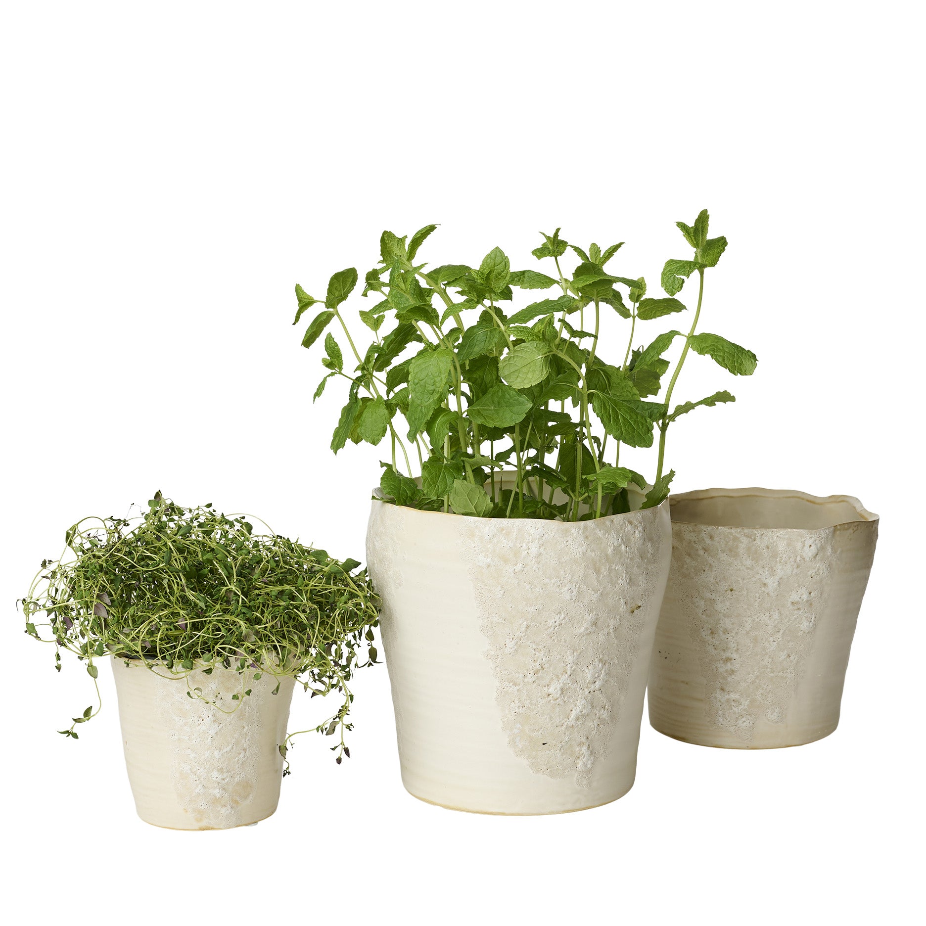 Sculpted urtepotte Ø19 cm