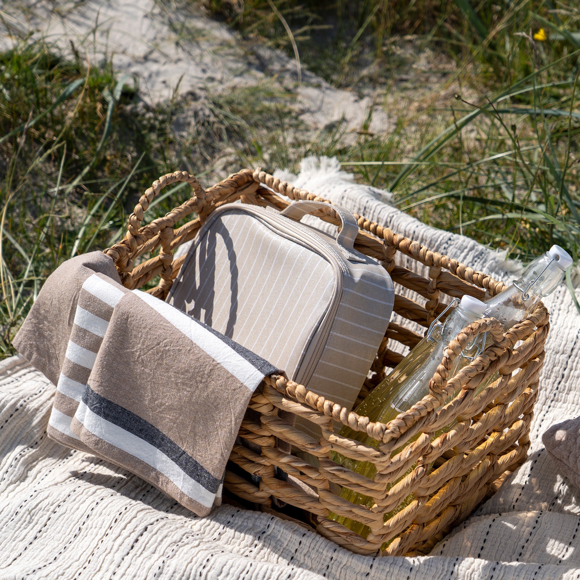 Honest viskestykke bred strib