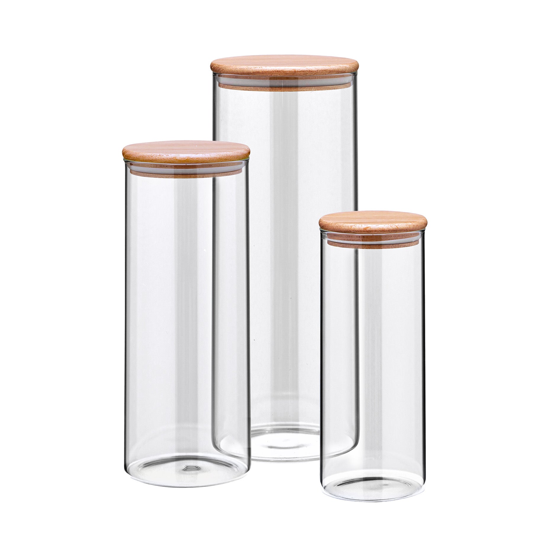 Lilia opbevaringsglas 3stk.