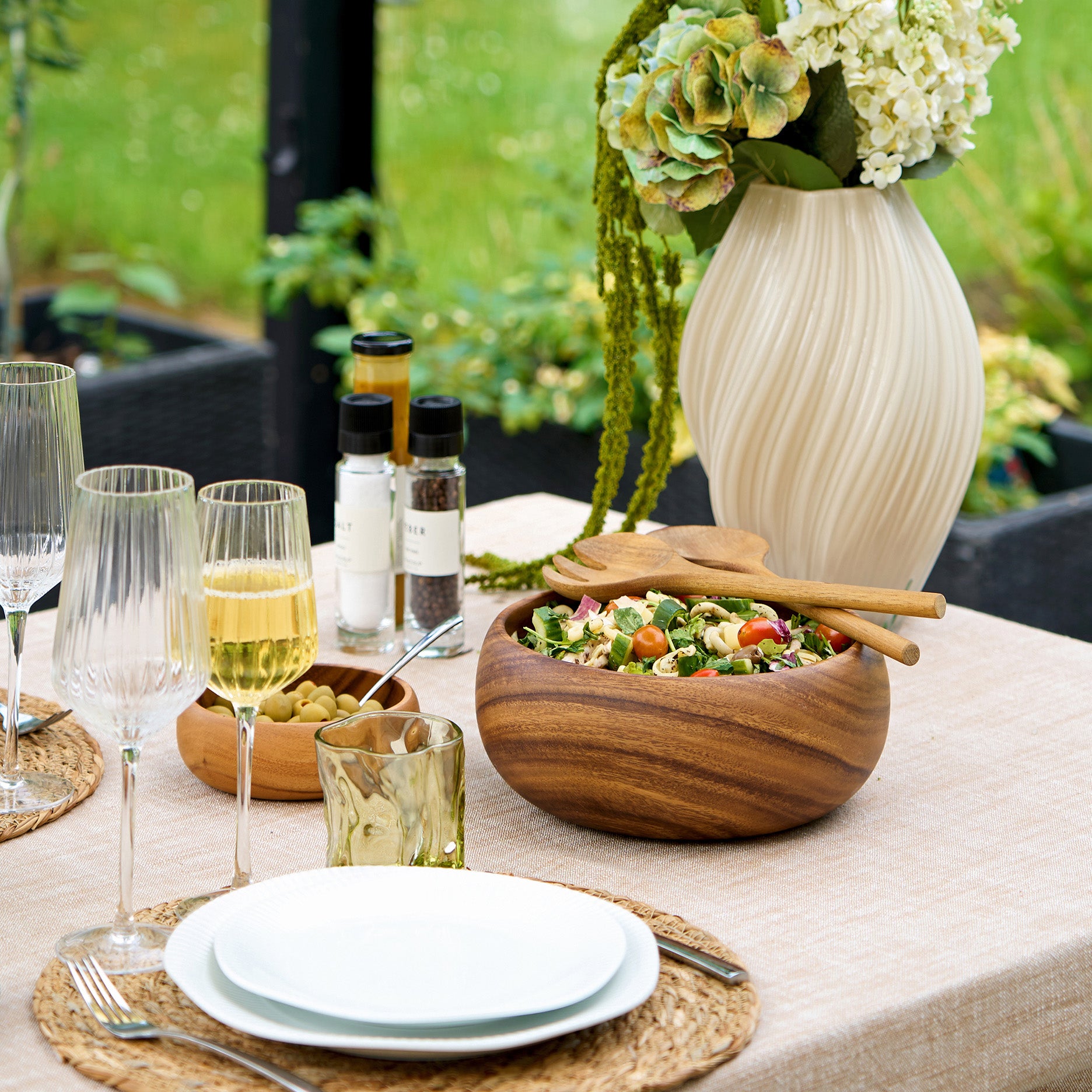 Auri akacia skål Ø25