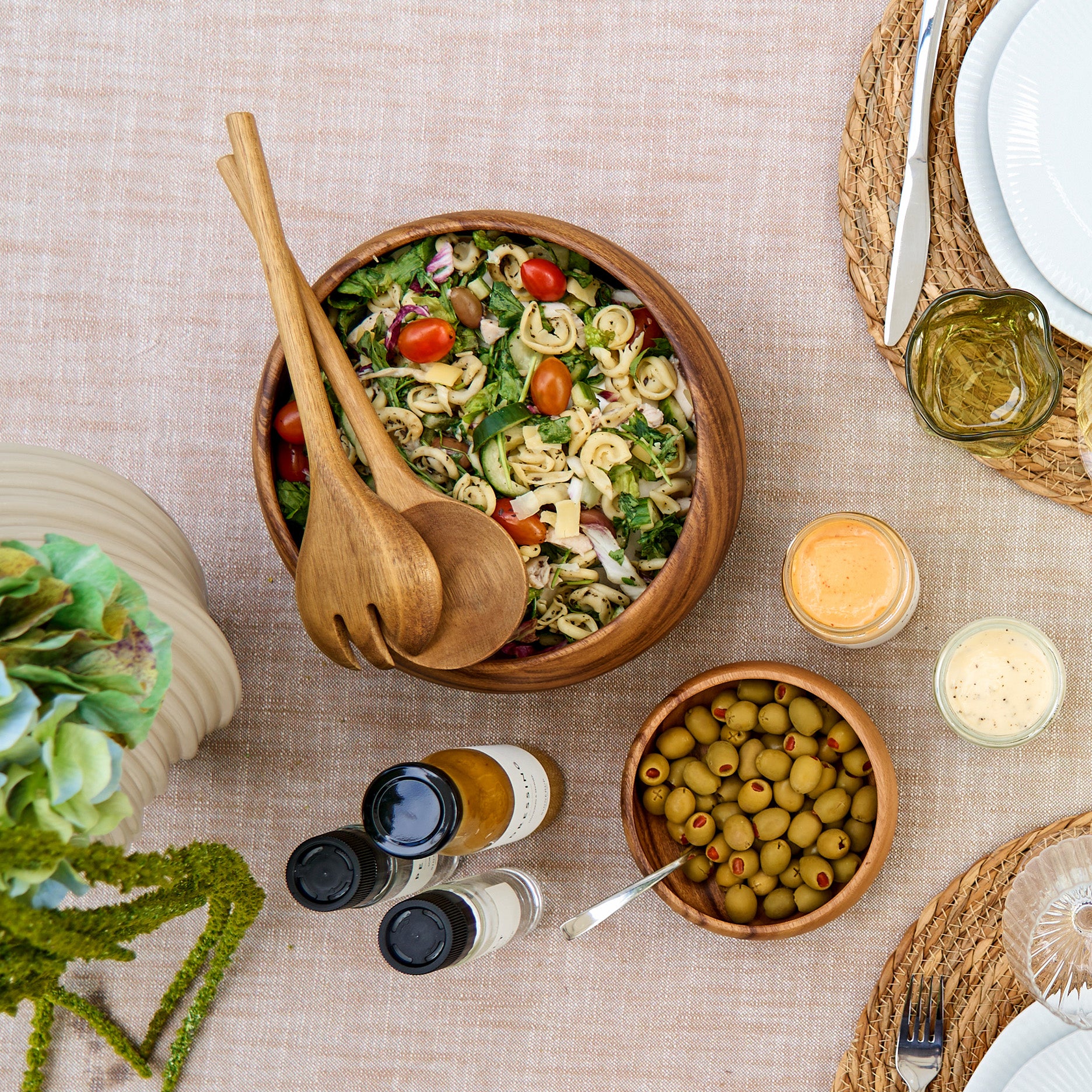 Auri akacia skål Ø25