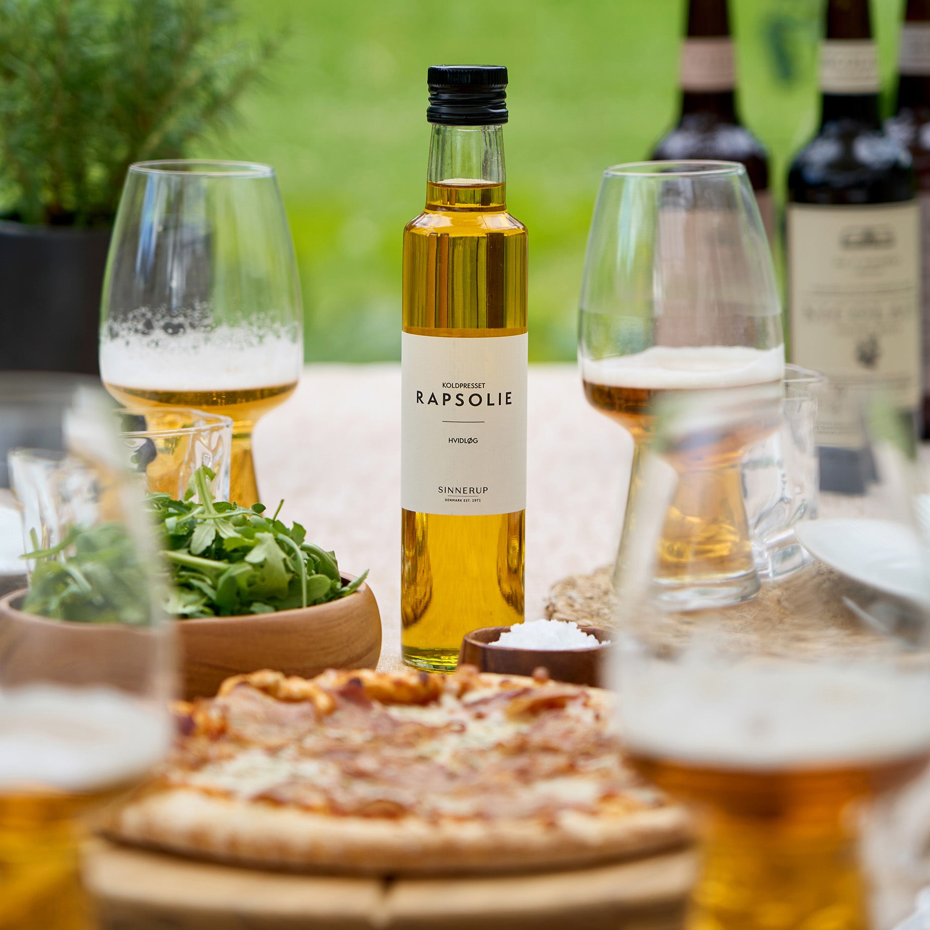 Koldpresset rapsolie m/hvidløg 250 ml