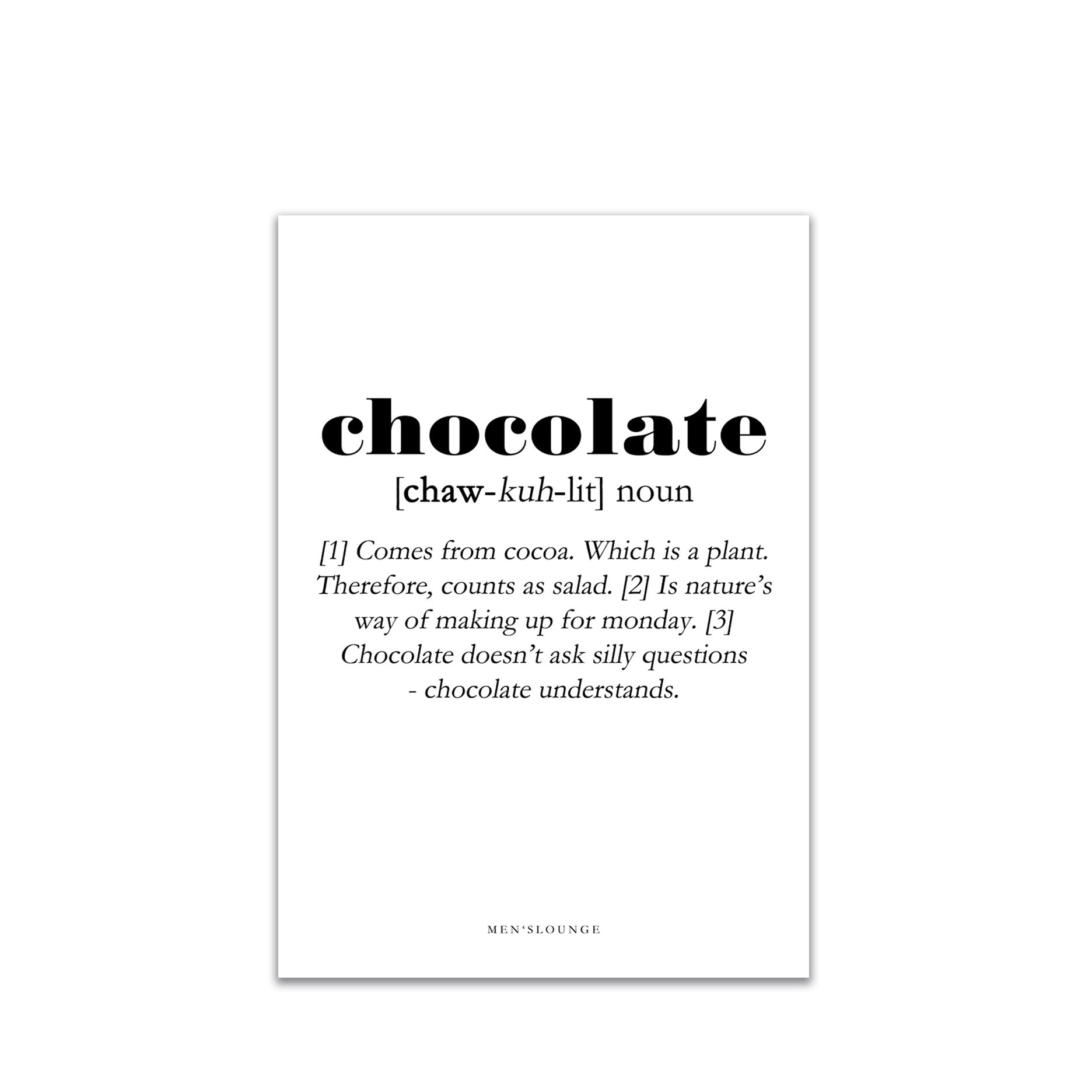 Chocolate Definition A4