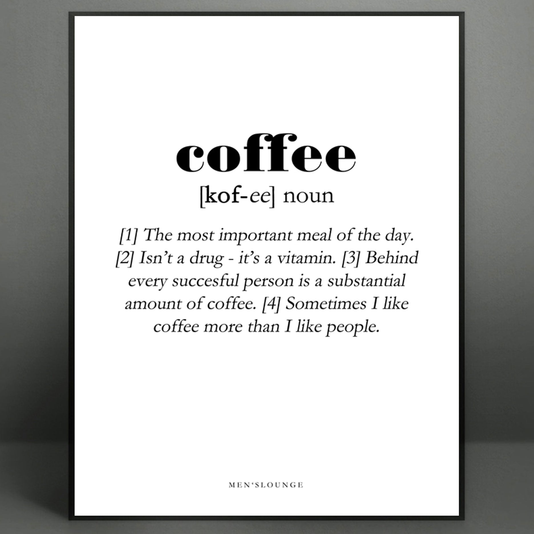 Coffee Definition A4