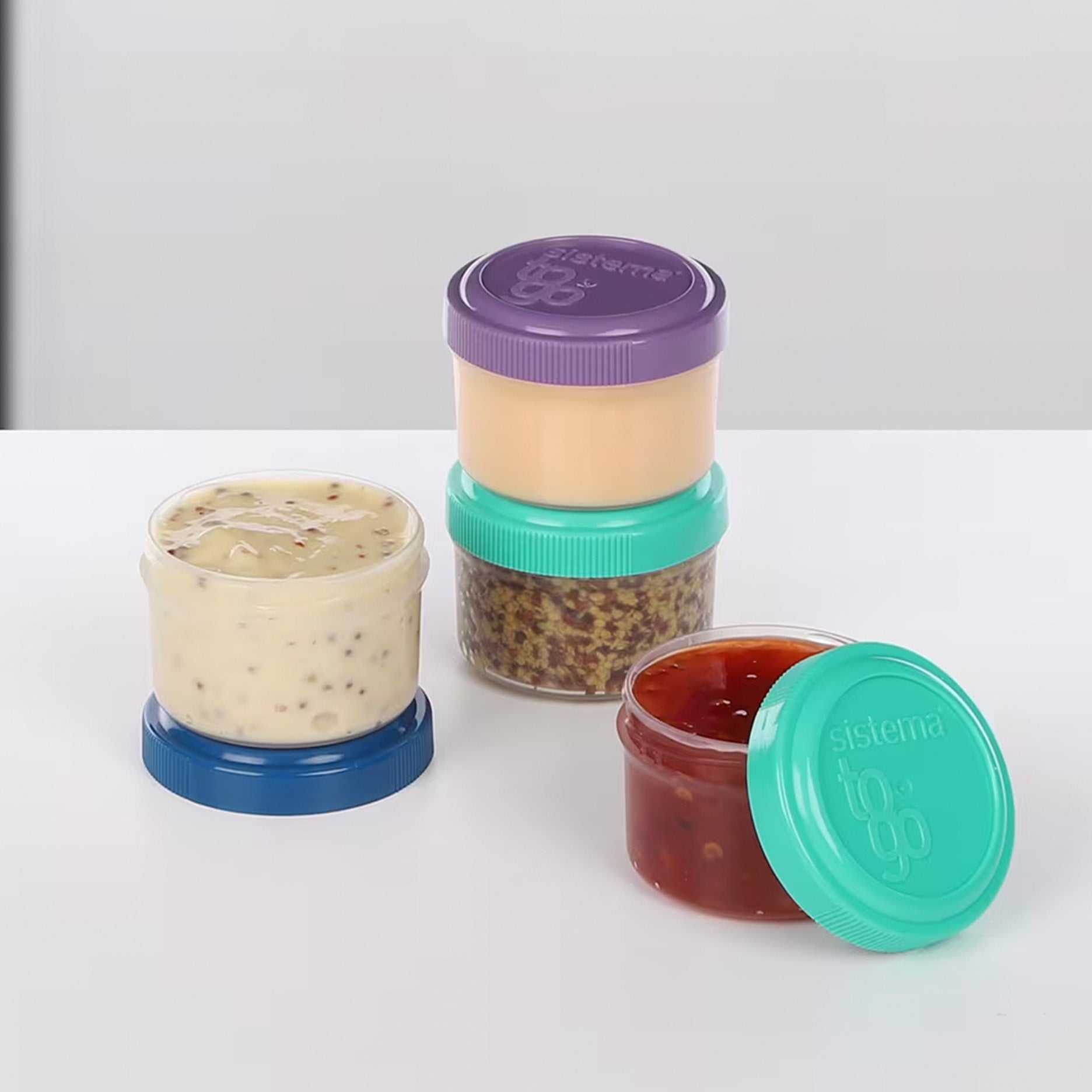 Dressing To Go bægre 4 stk