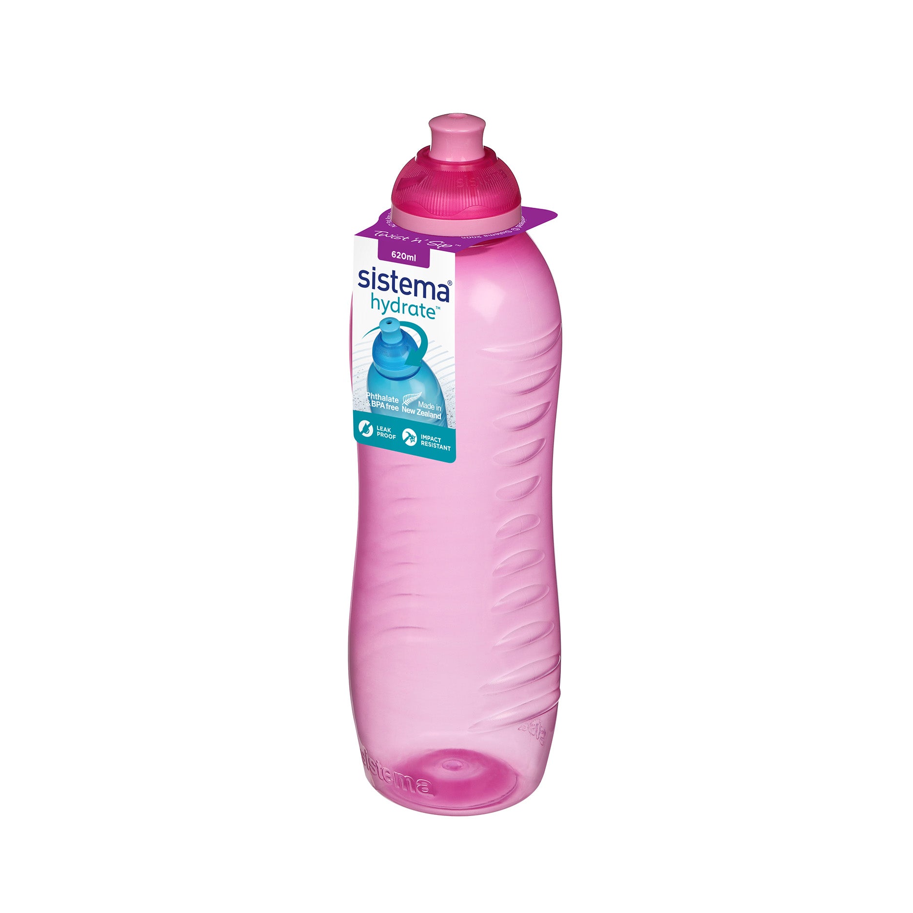 Squezze drikkedunk 620 ml pink