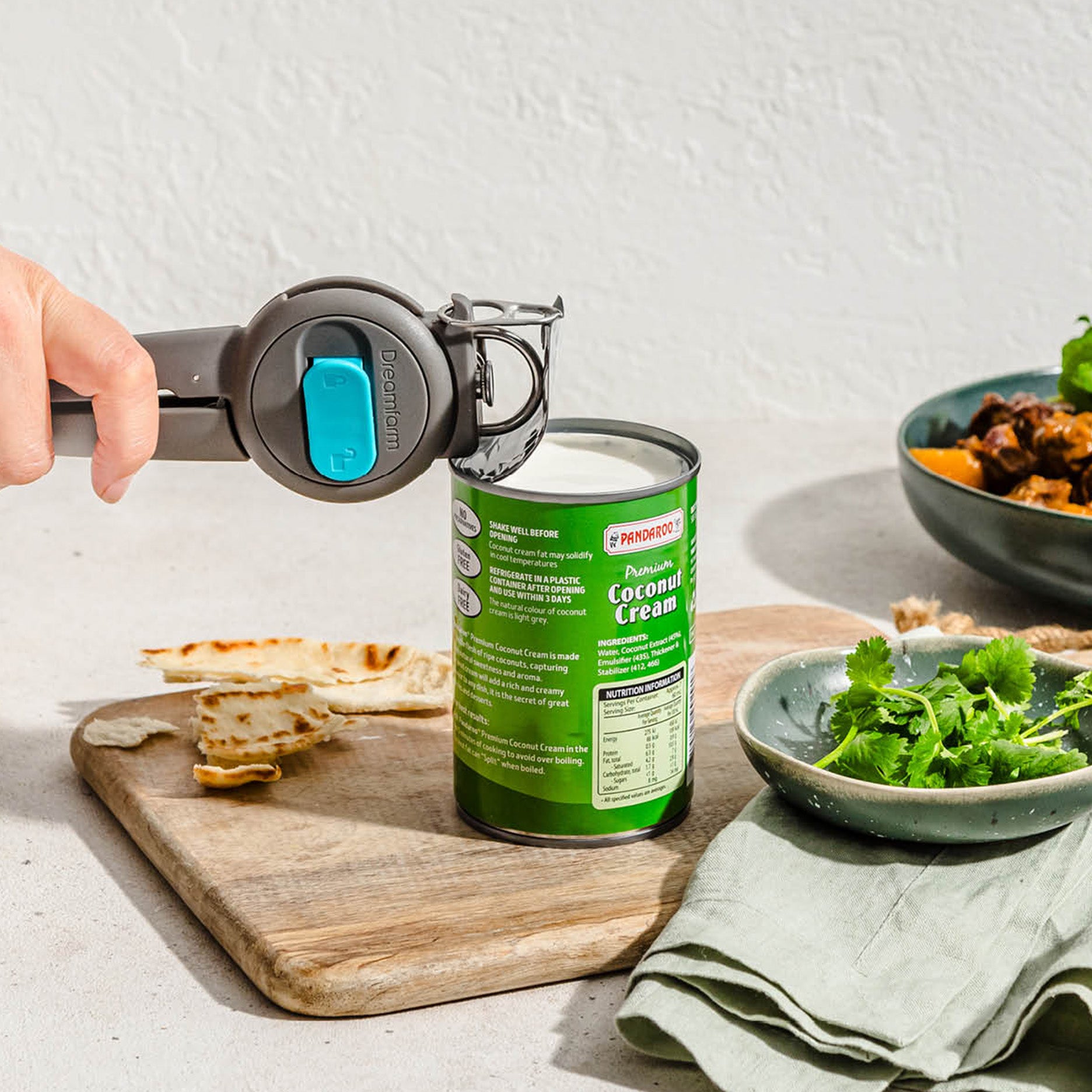 Dopener dåseåbner black