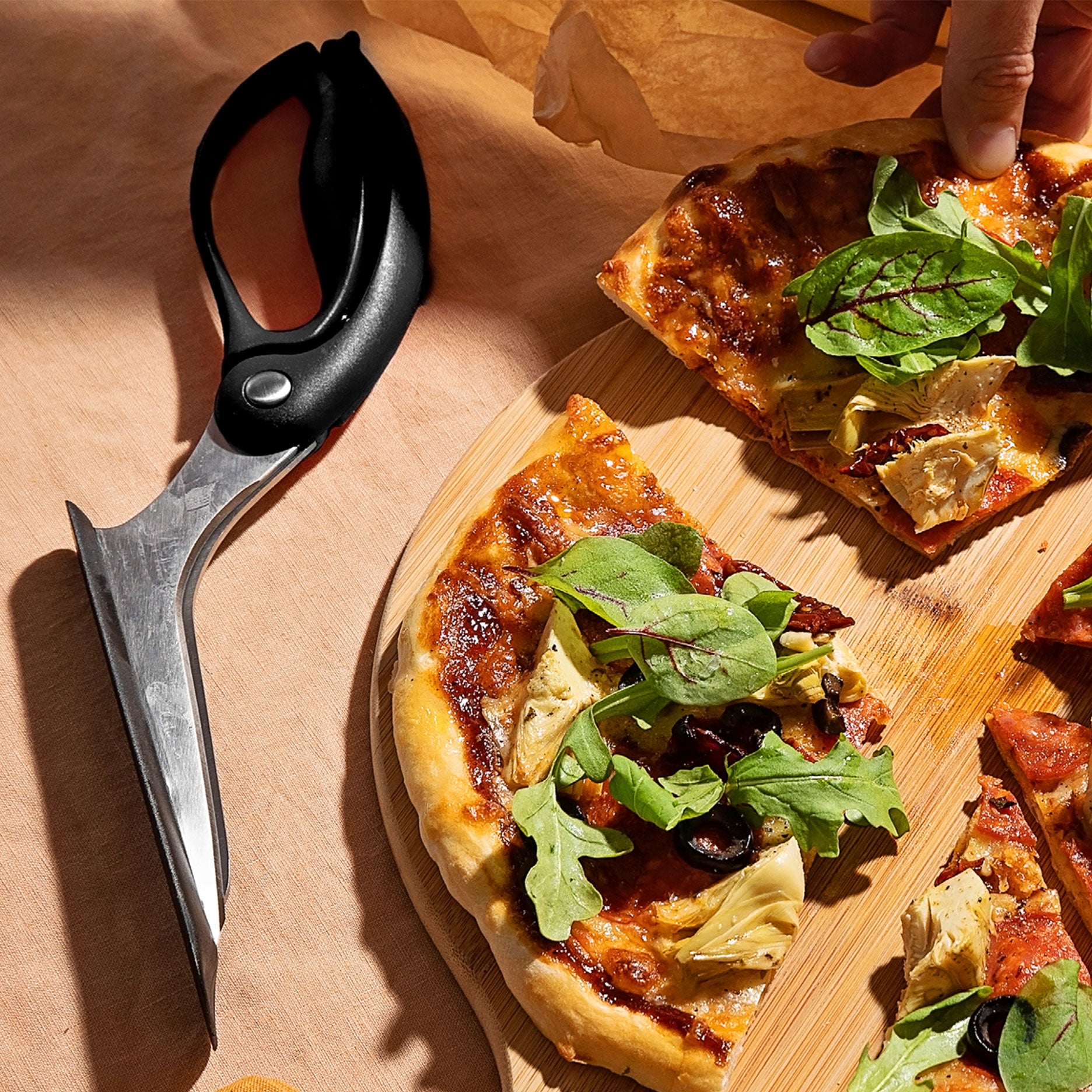 Scizza pizzasaks sort