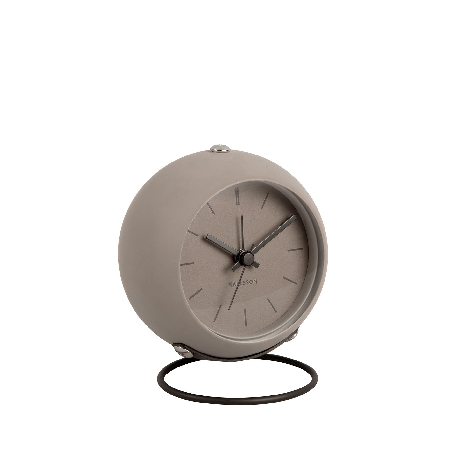 Nirvana Globe vækkeur varm grå