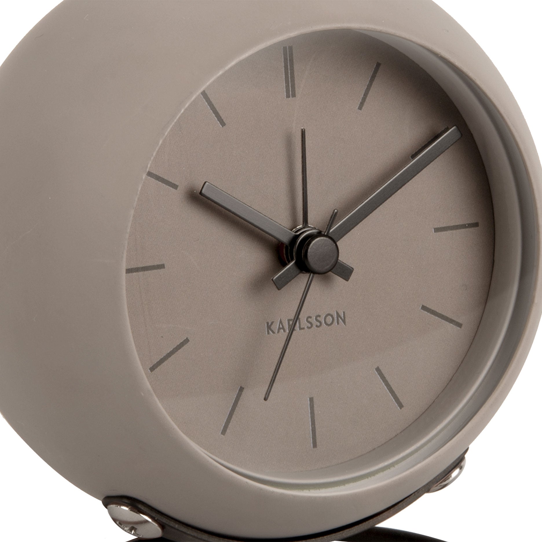 Nirvana Globe vækkeur varm grå