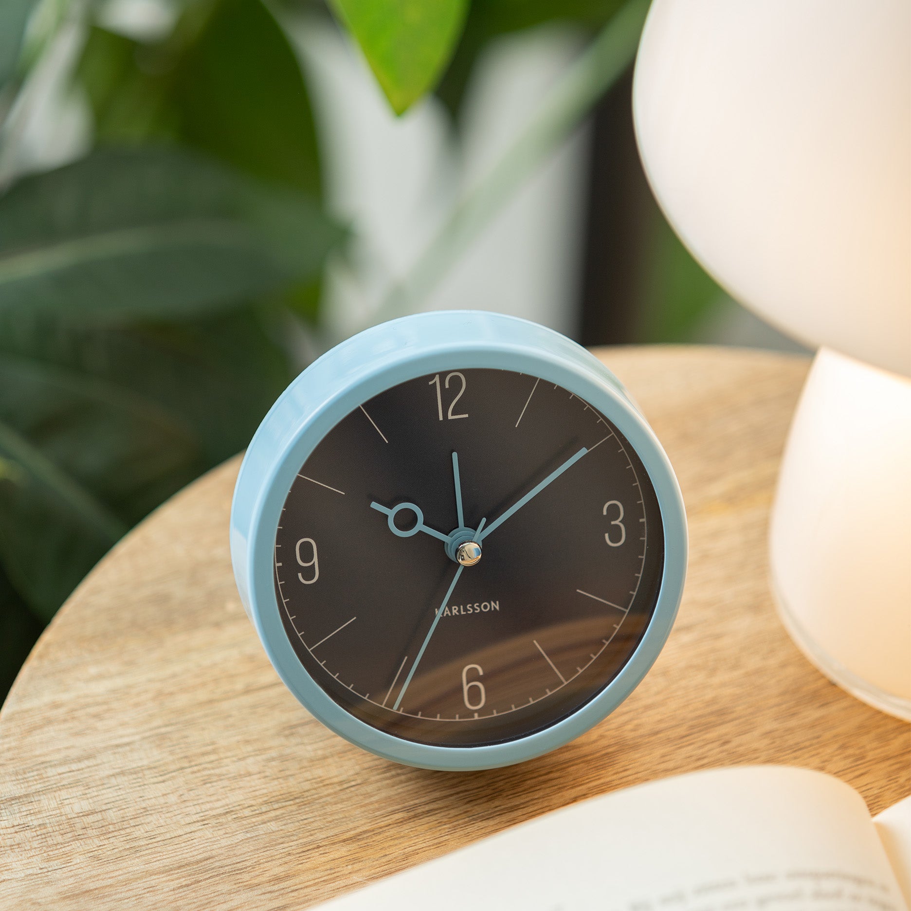 Monocle vækkeur blå