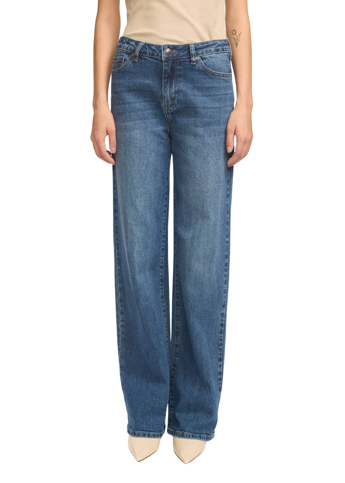 SRWilla Midwaist Wide Jeans