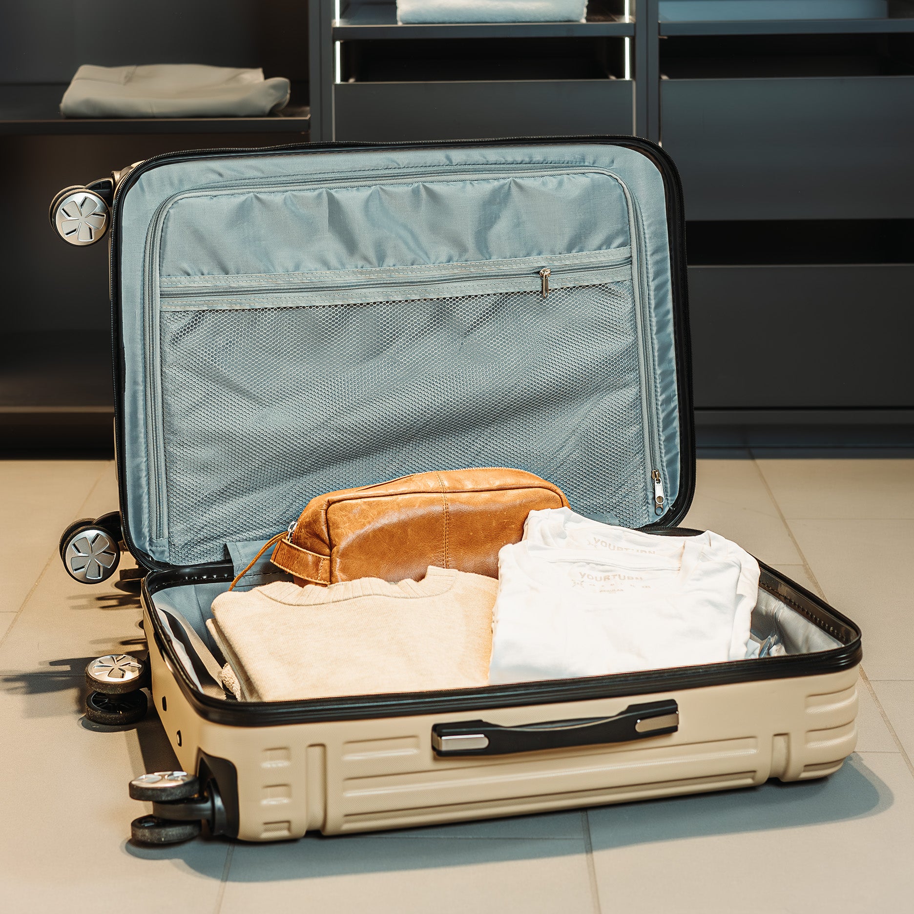 Copenhagen kuffert champagne