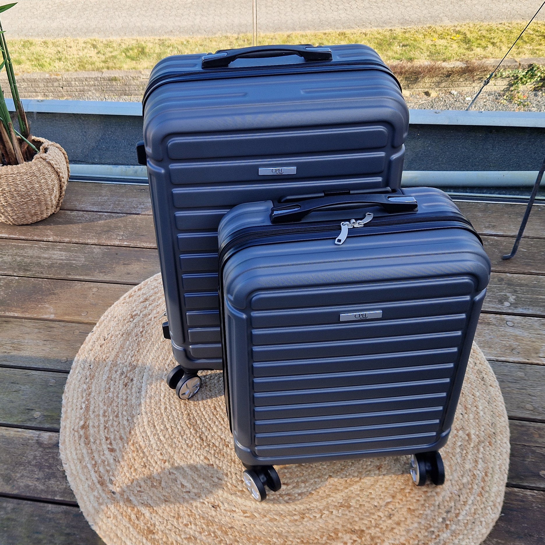 Copenhagen kuffertsæt 2 stk cool grey