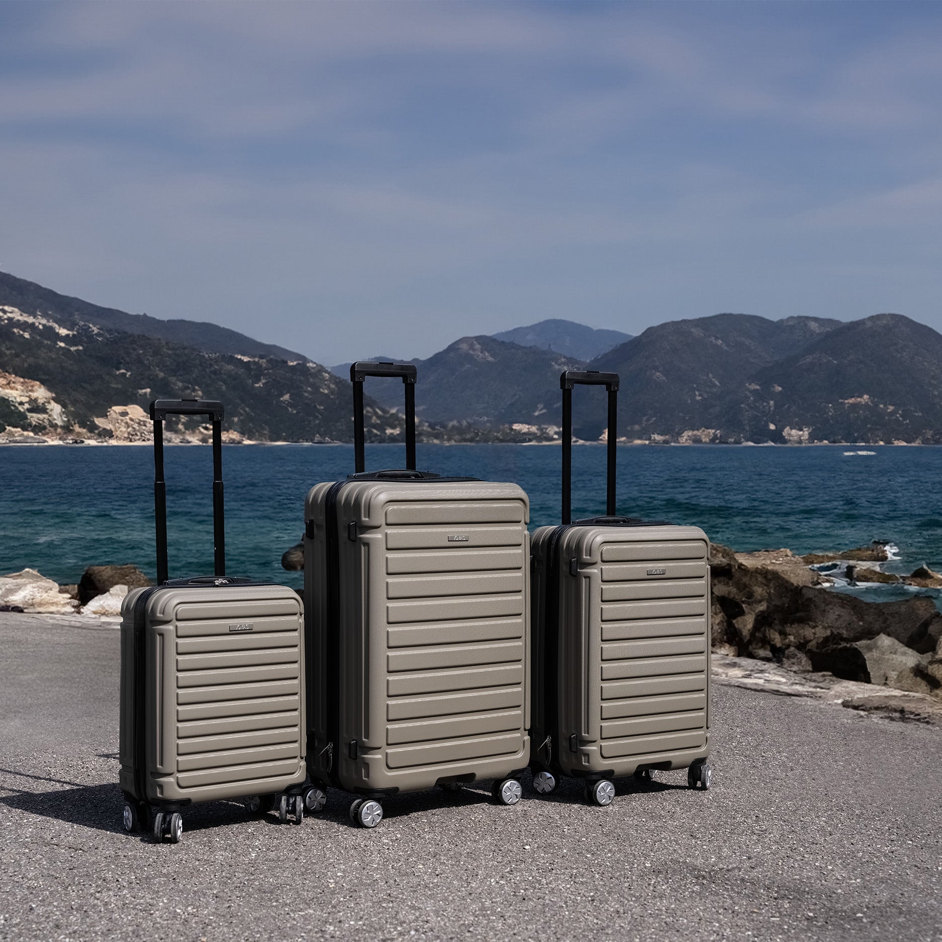 Copenhagen kuffertsæt 3 stk army green