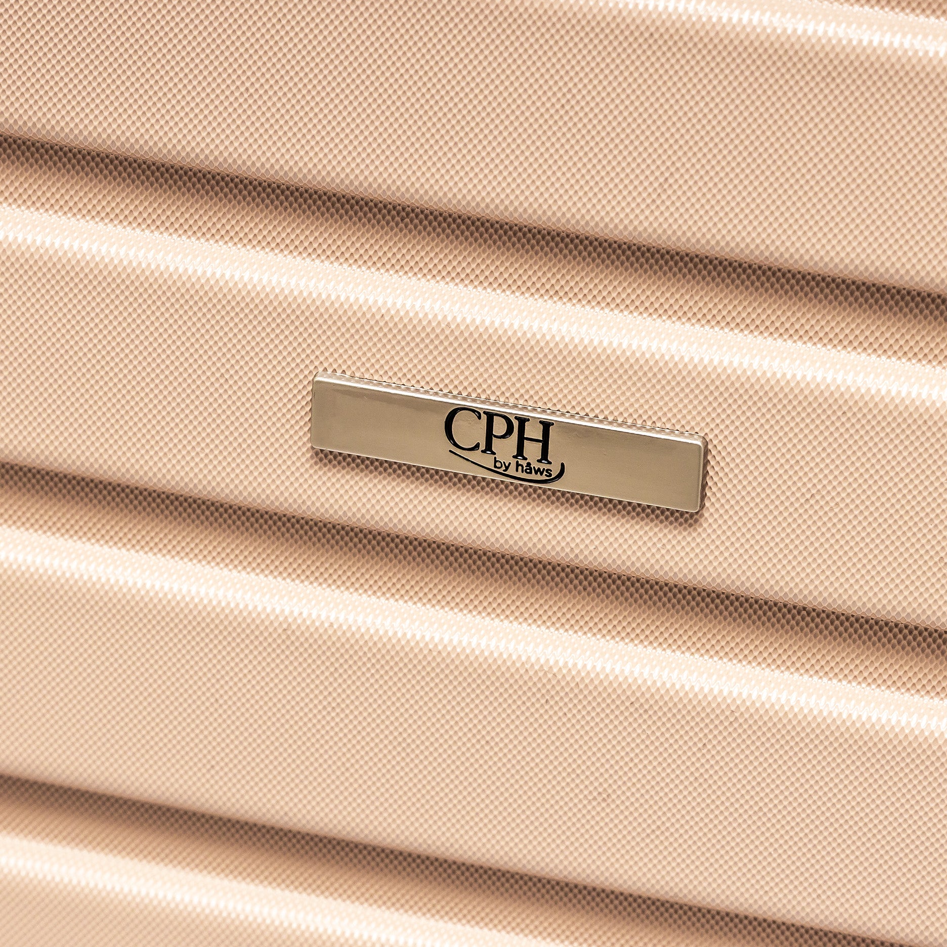 Copenhagen kuffertsæt 3 stk champagne