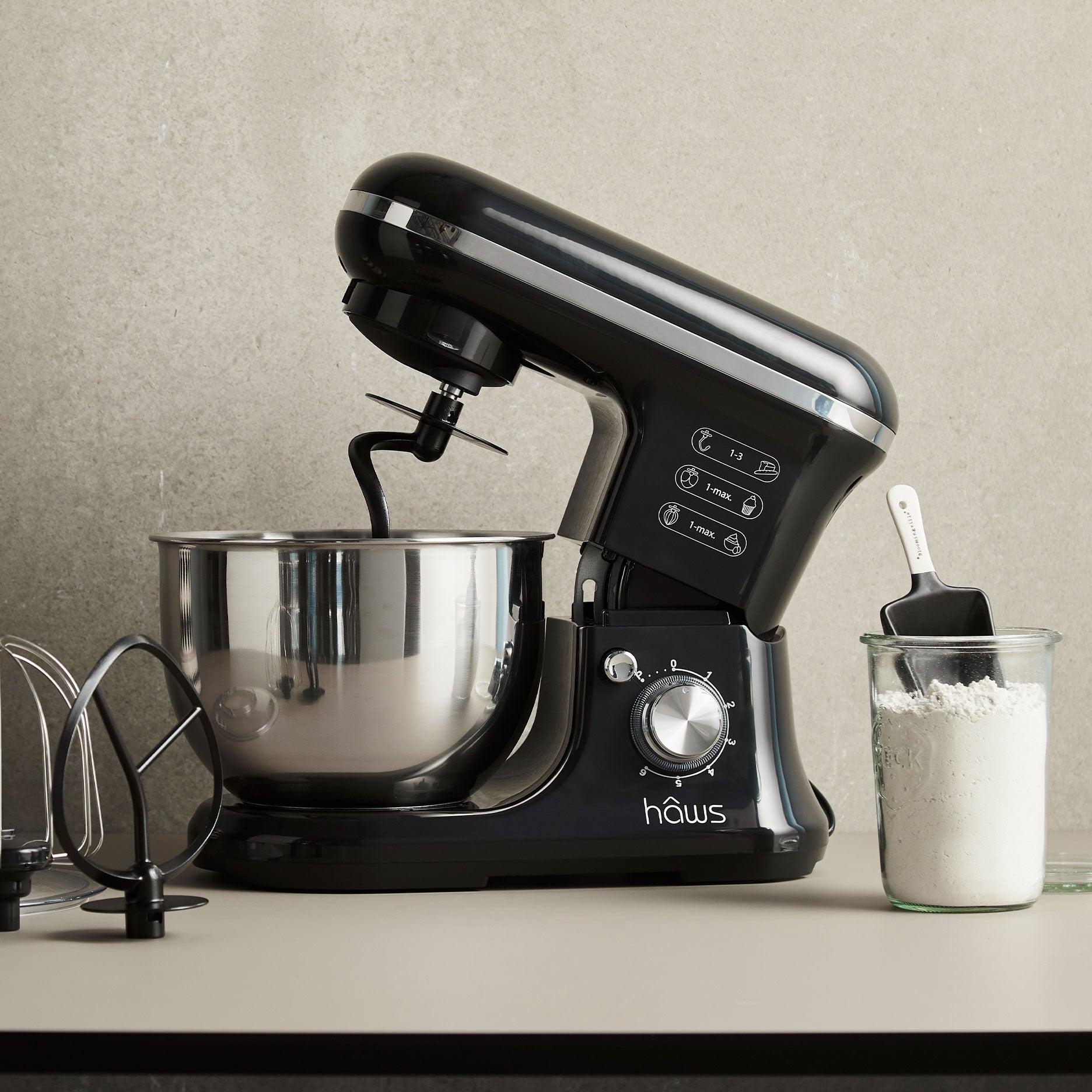 Venø køkkenmaskine 5 L sort