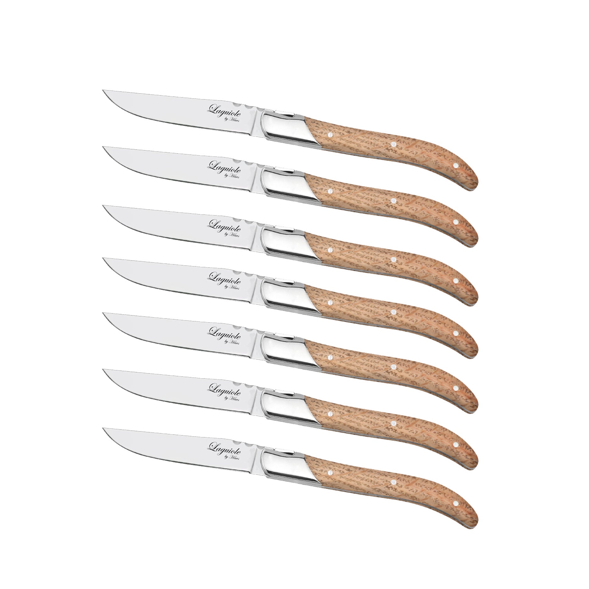 Steakkniv 6 stk egetræ