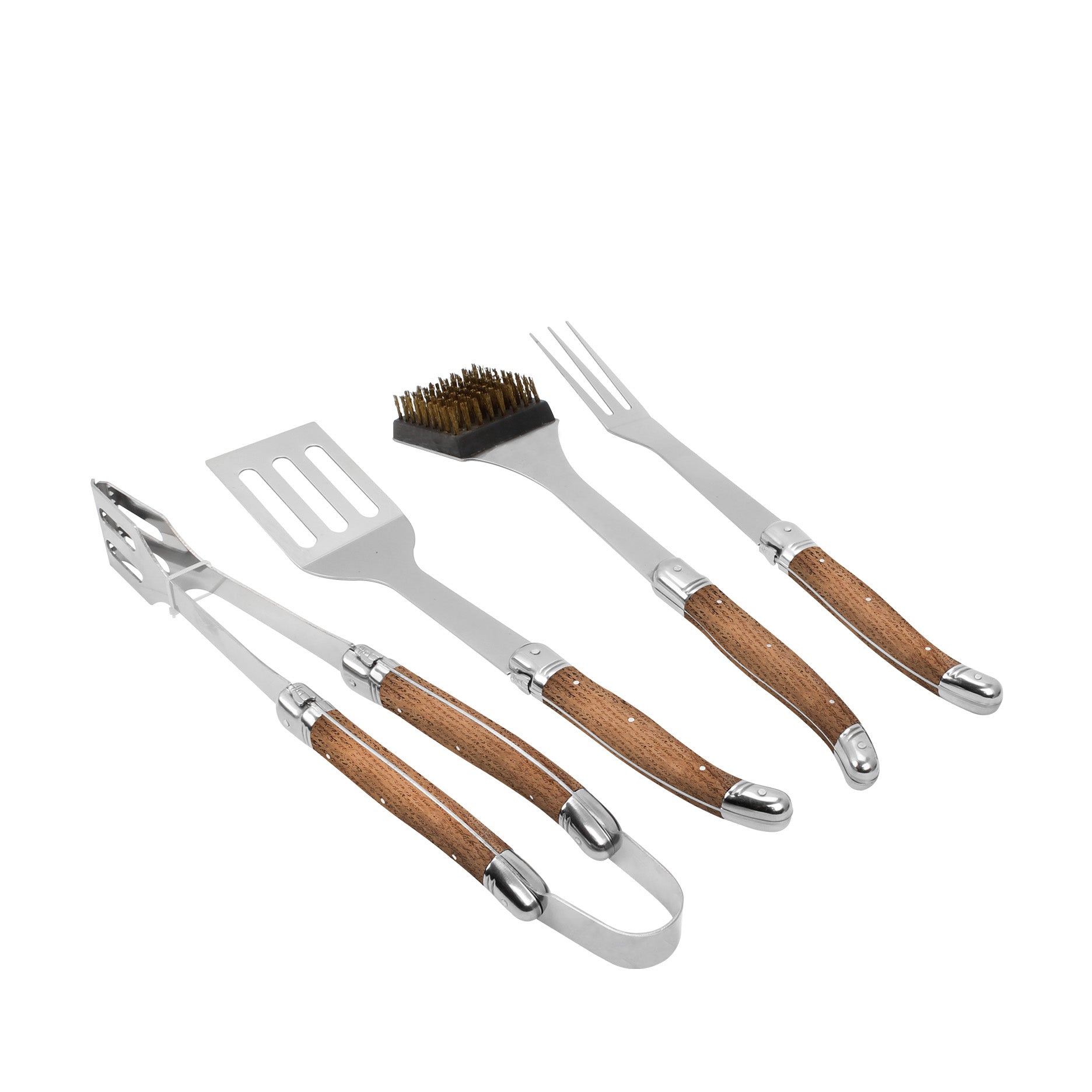 Grillsæt 4 dele egetræ