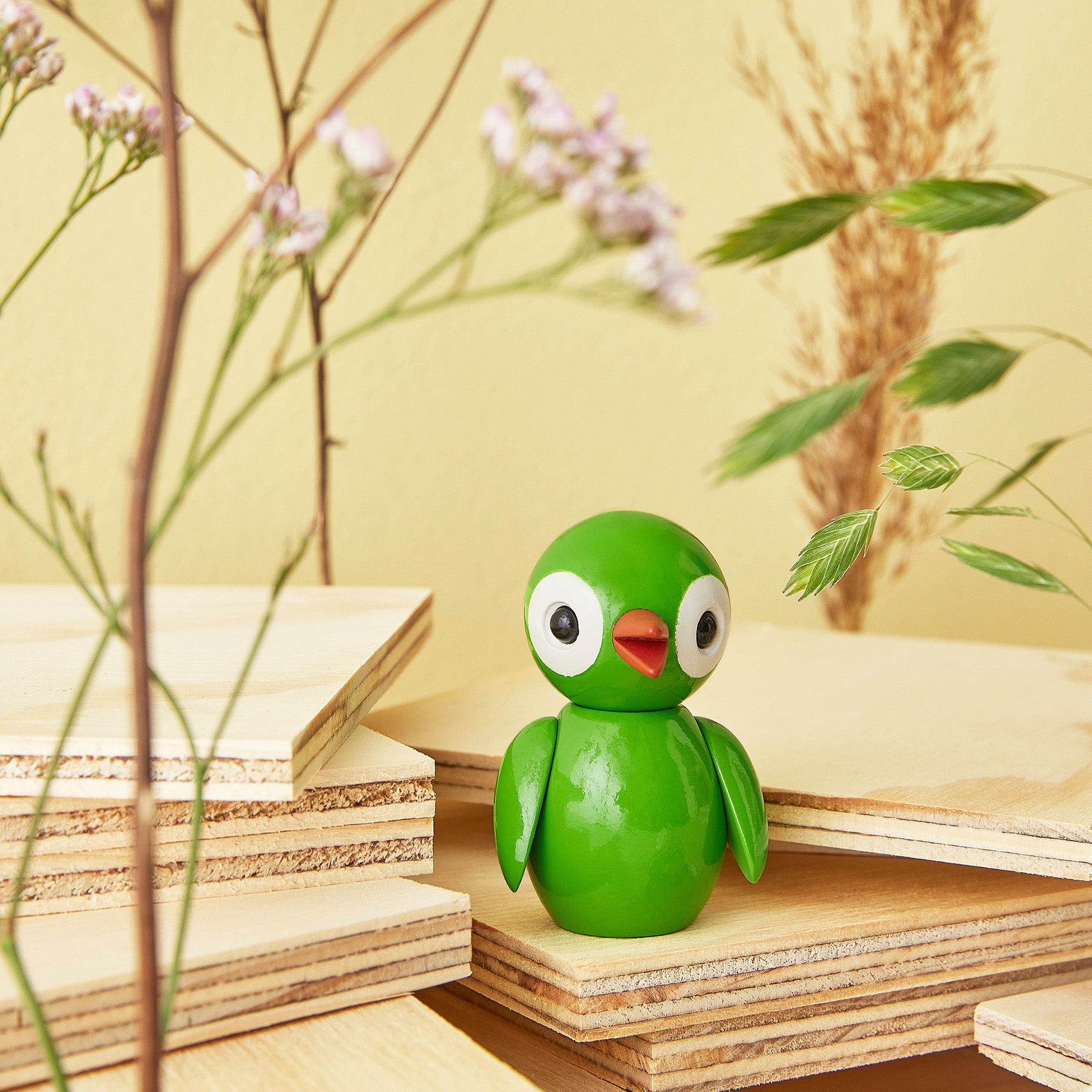 Spring Birds Grateful Green