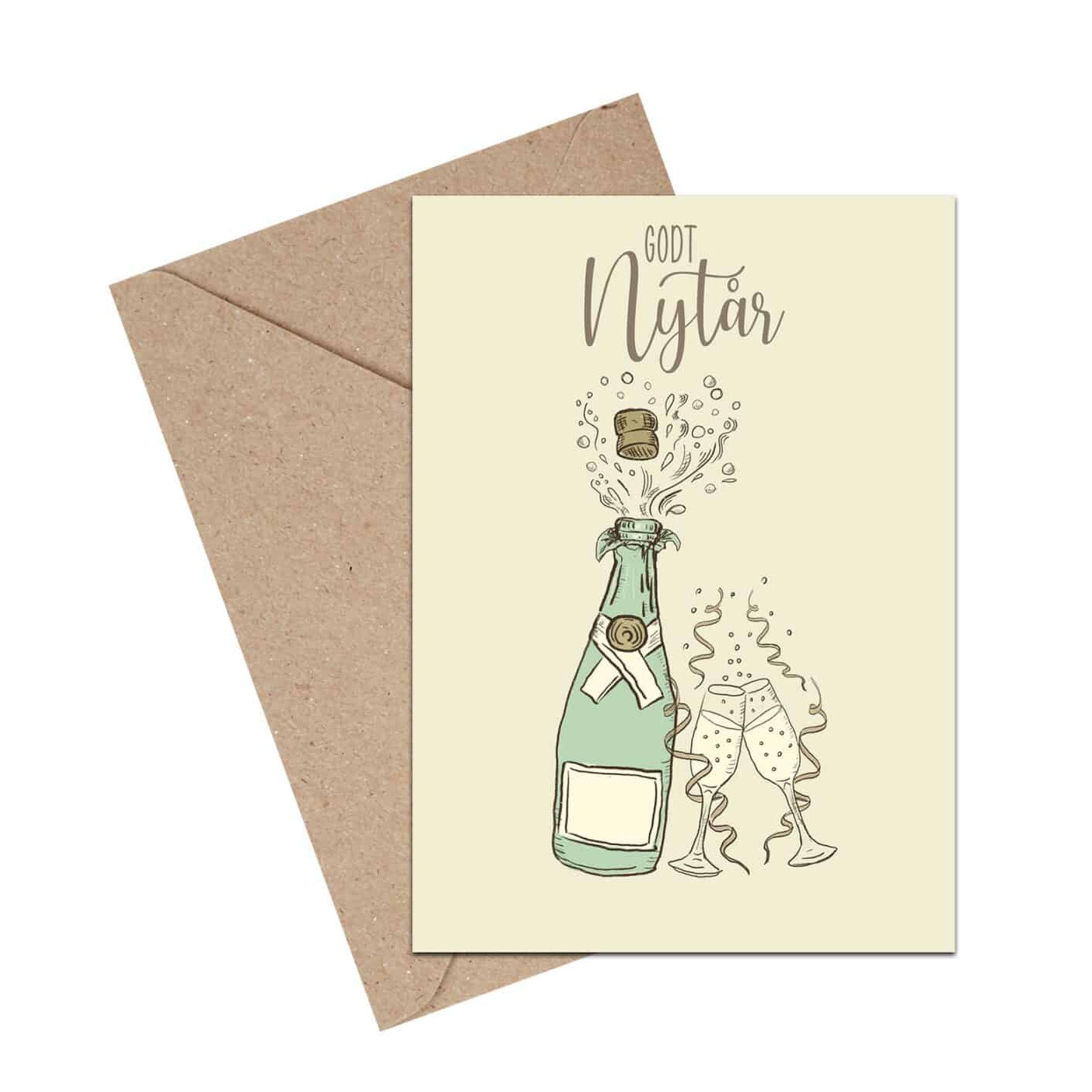 Godt Nytår A6 kort