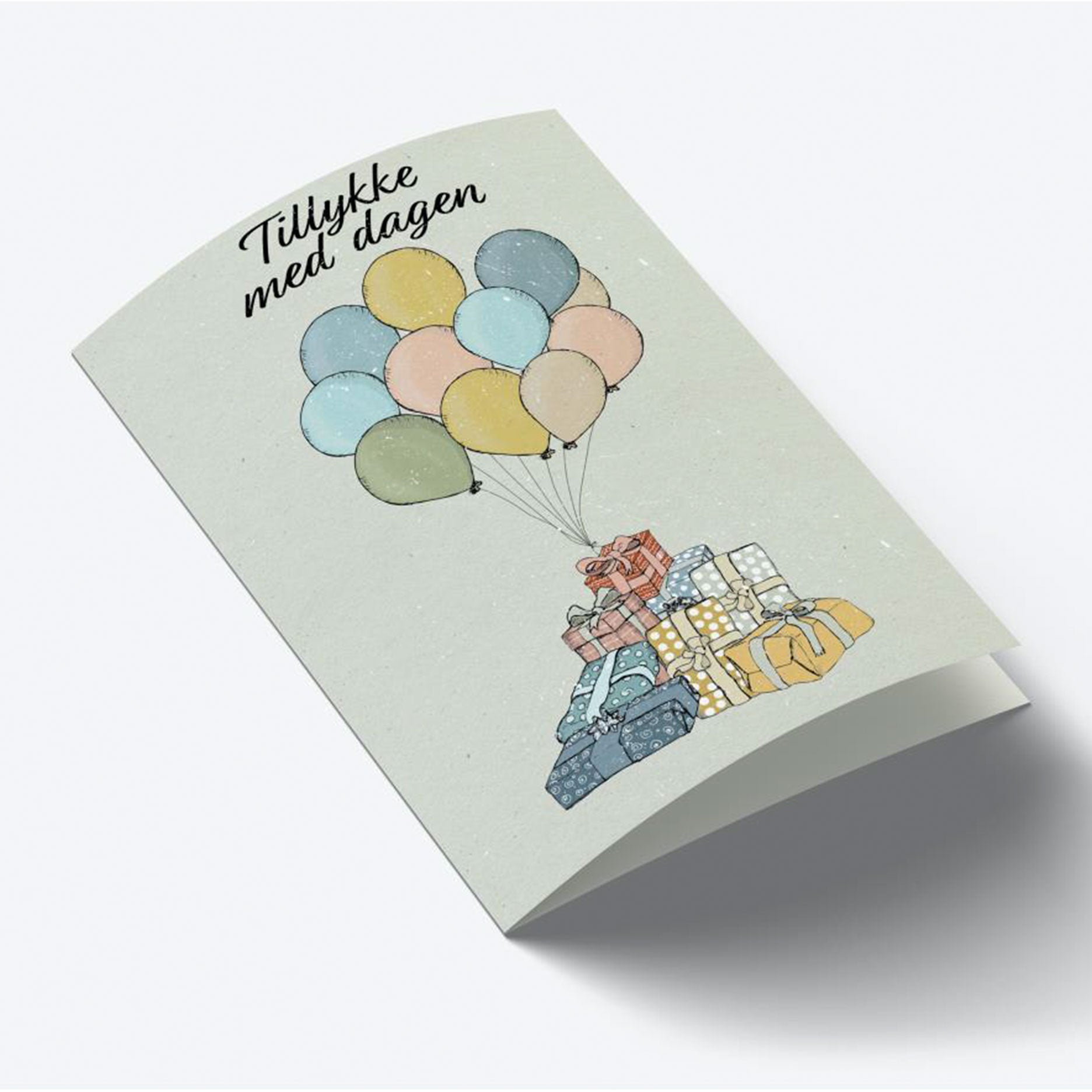 Tillykke Med Dagen A7 kort