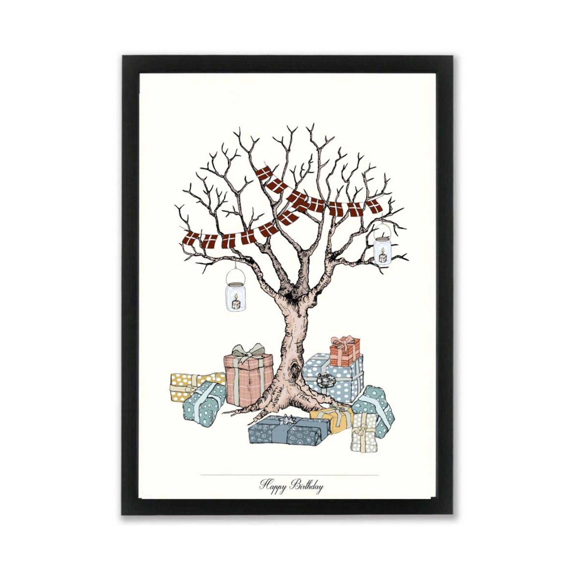 Fødselsdagstræ, grøn