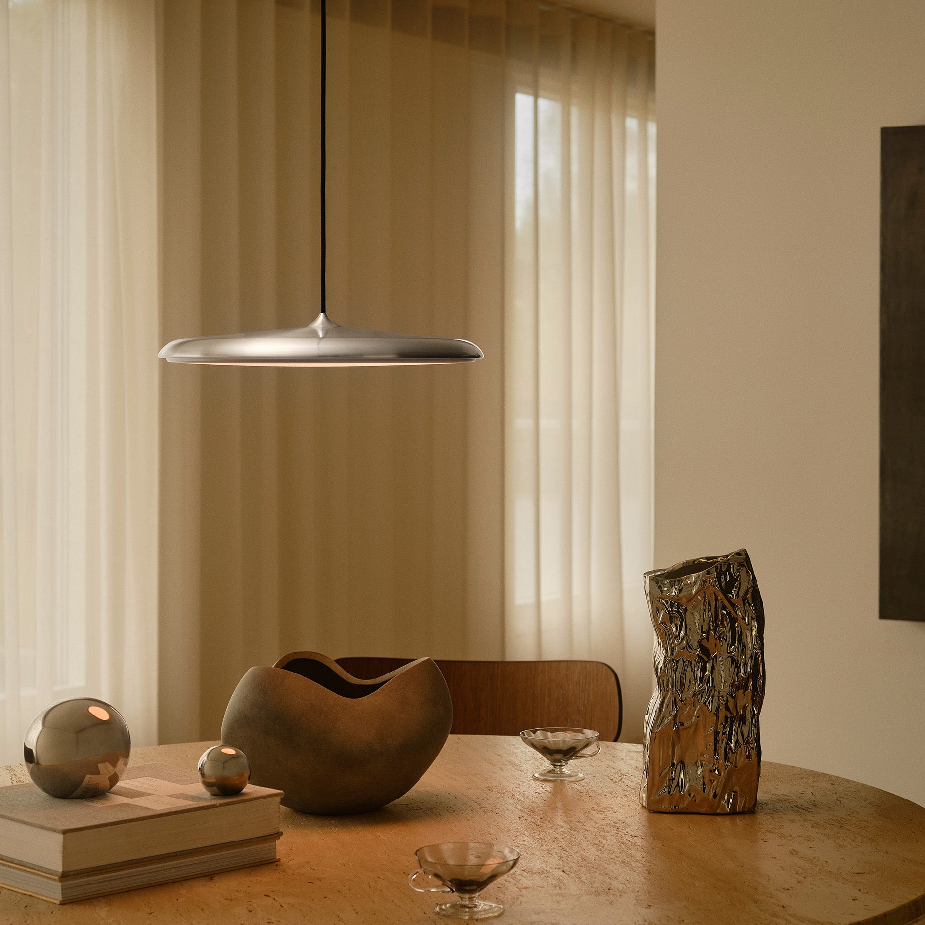 Artist 40 pendel rustfrit stål