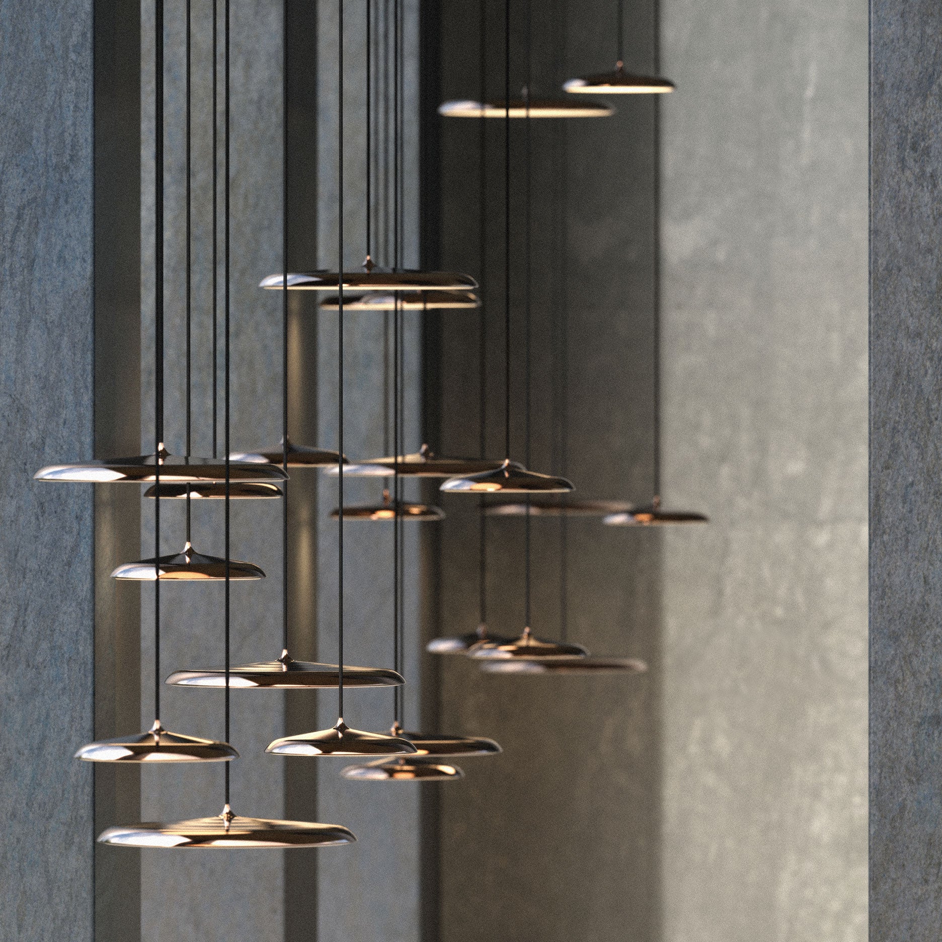 Artist 25 pendel kobber