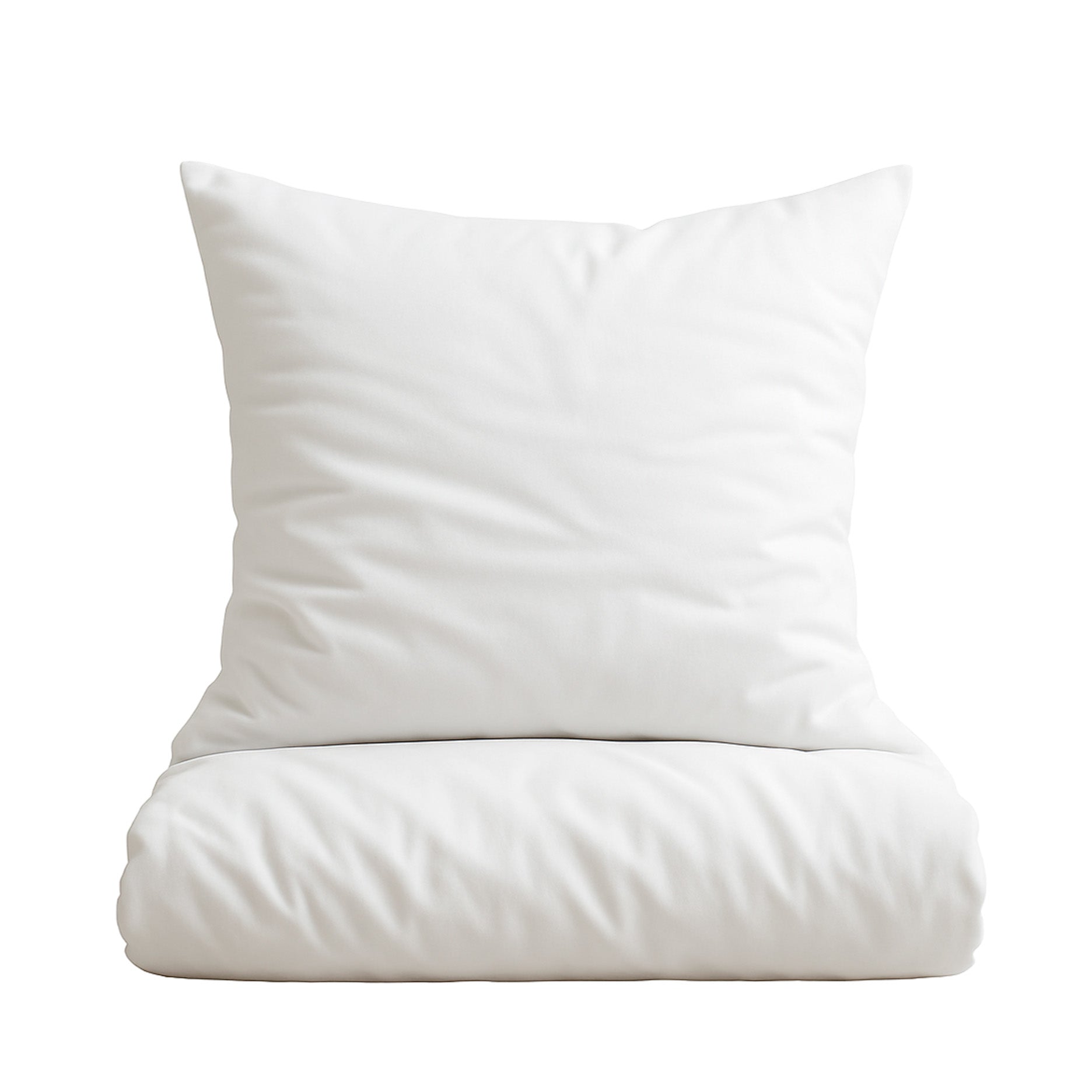 Percale sengetøj 140x220 cm hvid