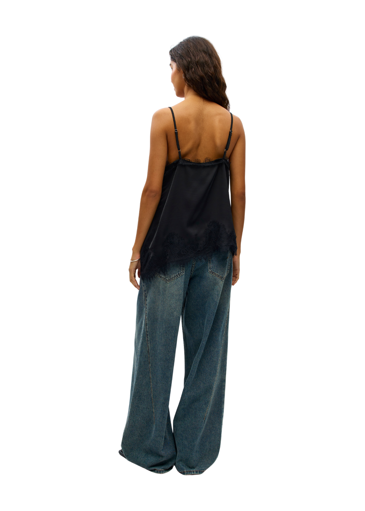 OBJNALINE RE SLIP LACE TOP OBLIQUE E DIV