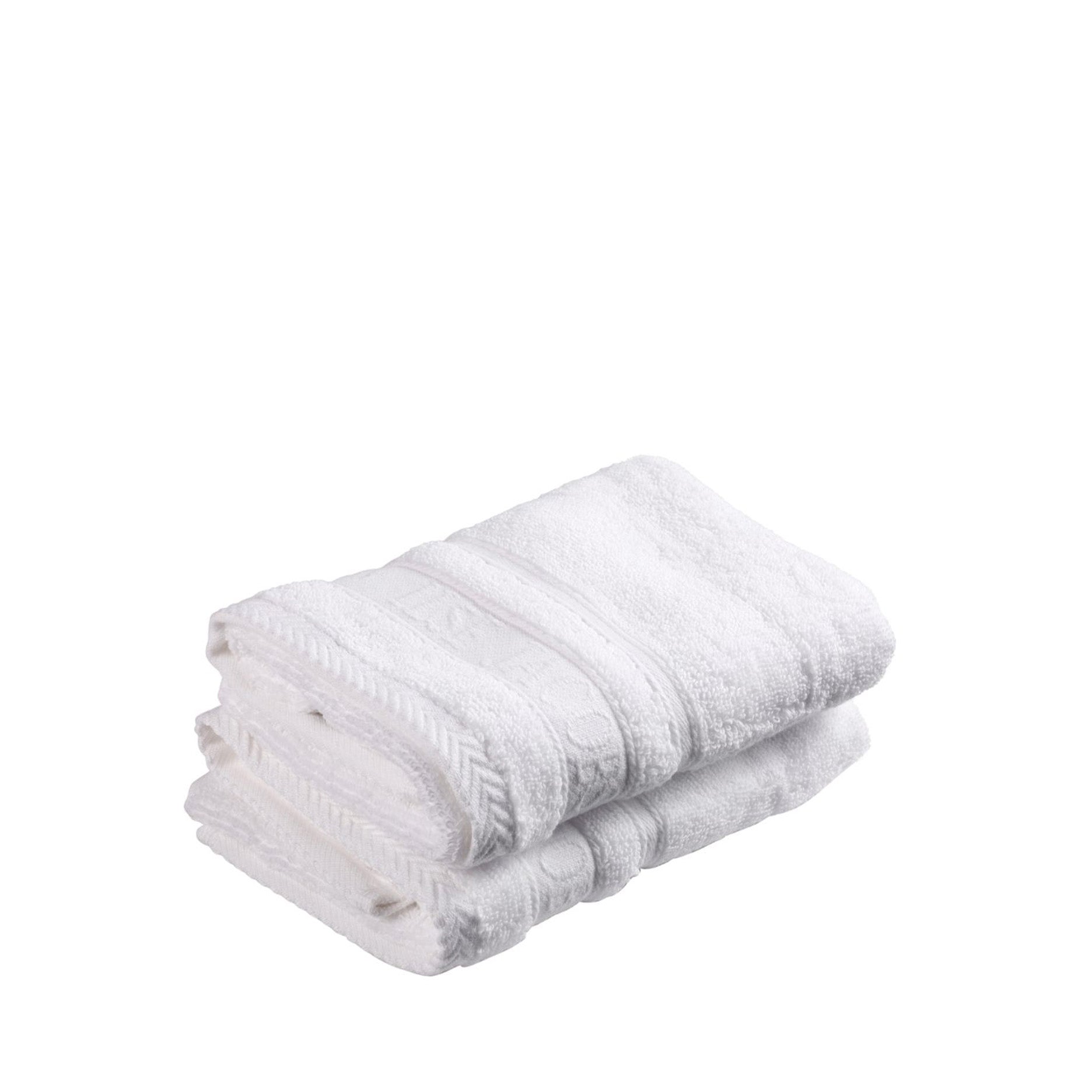 Håndklæde 2 stk 40x60 cm hvid