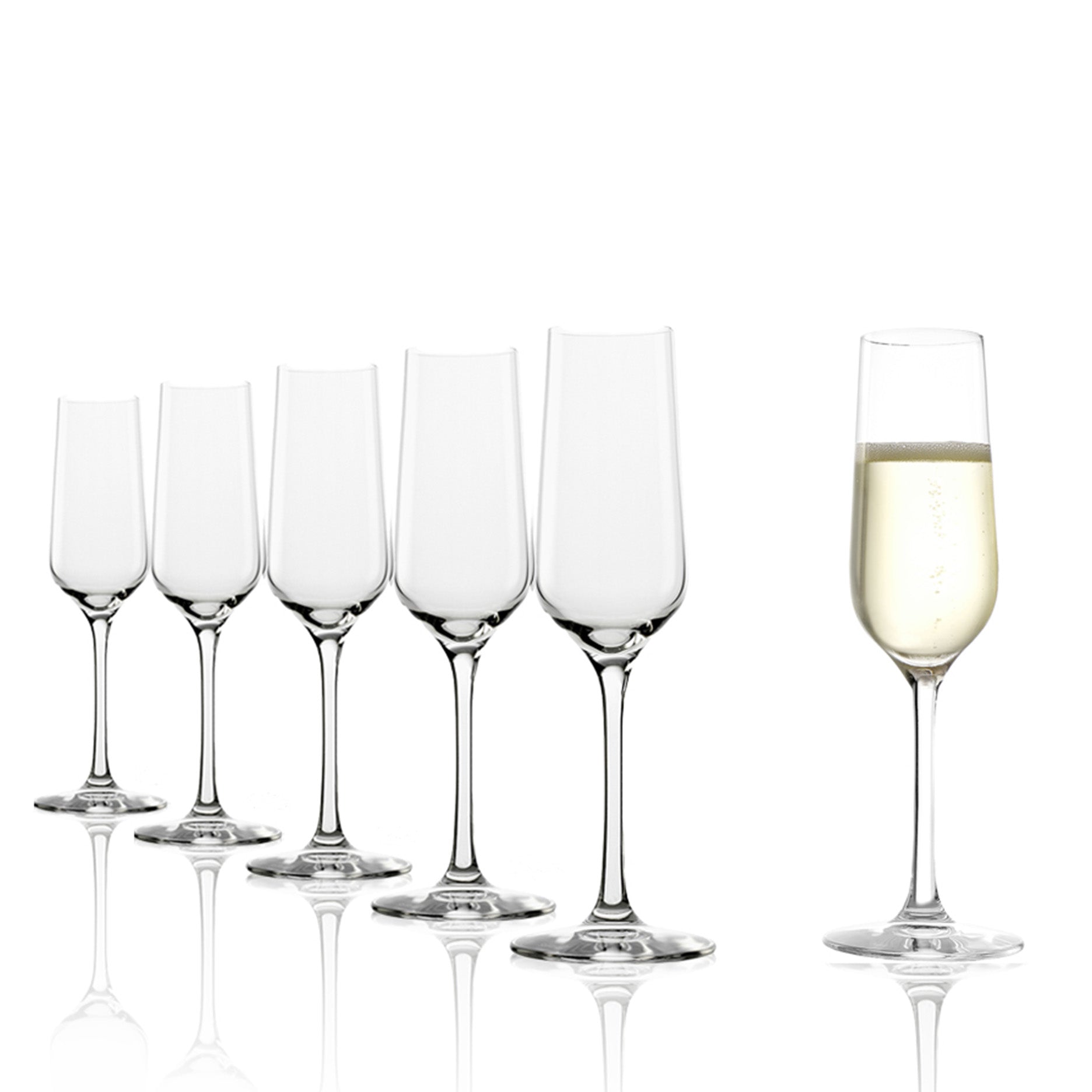 Revolution champagneglas 200 ml 6 stk