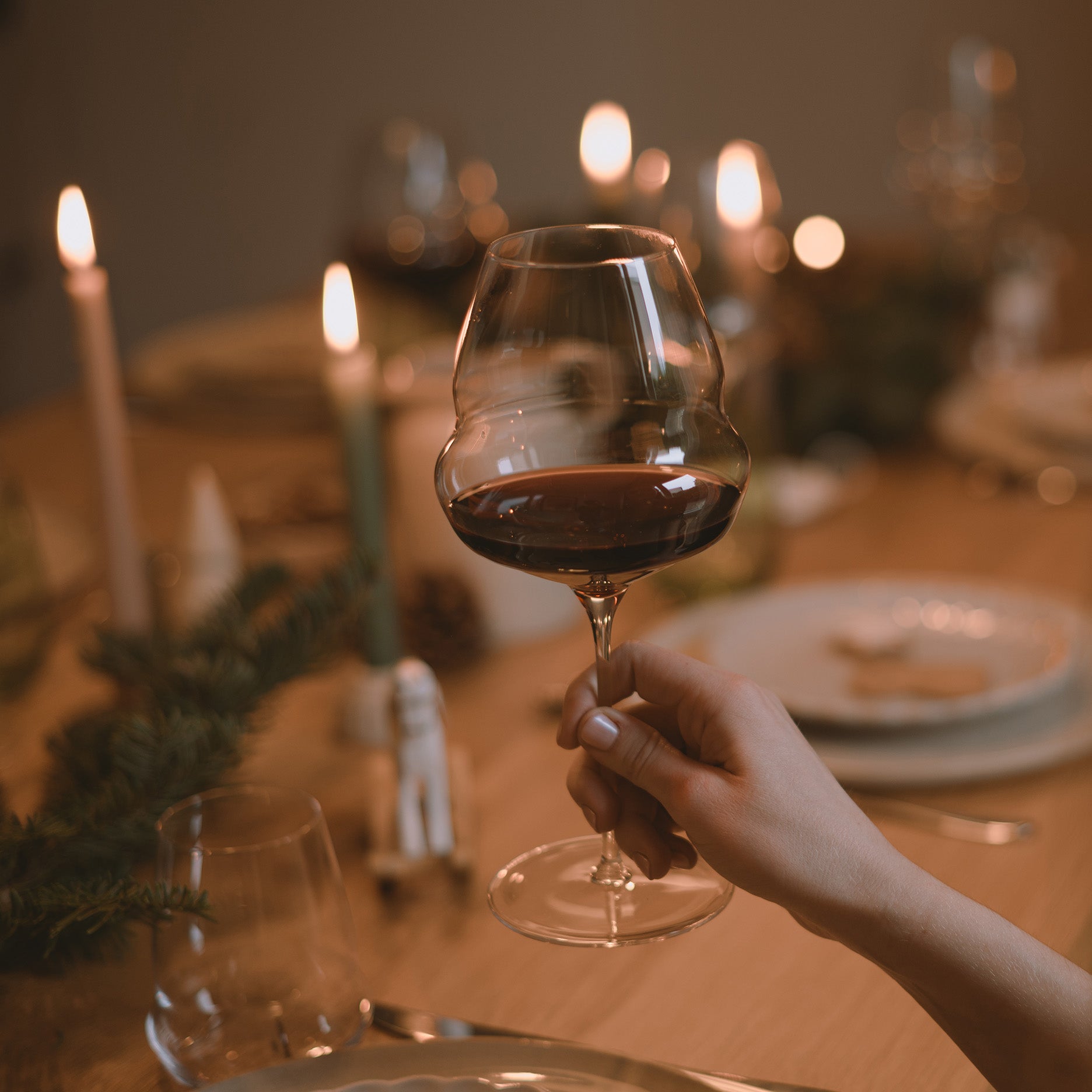 Cocoon bourgogne glas 712 ml 6 stk