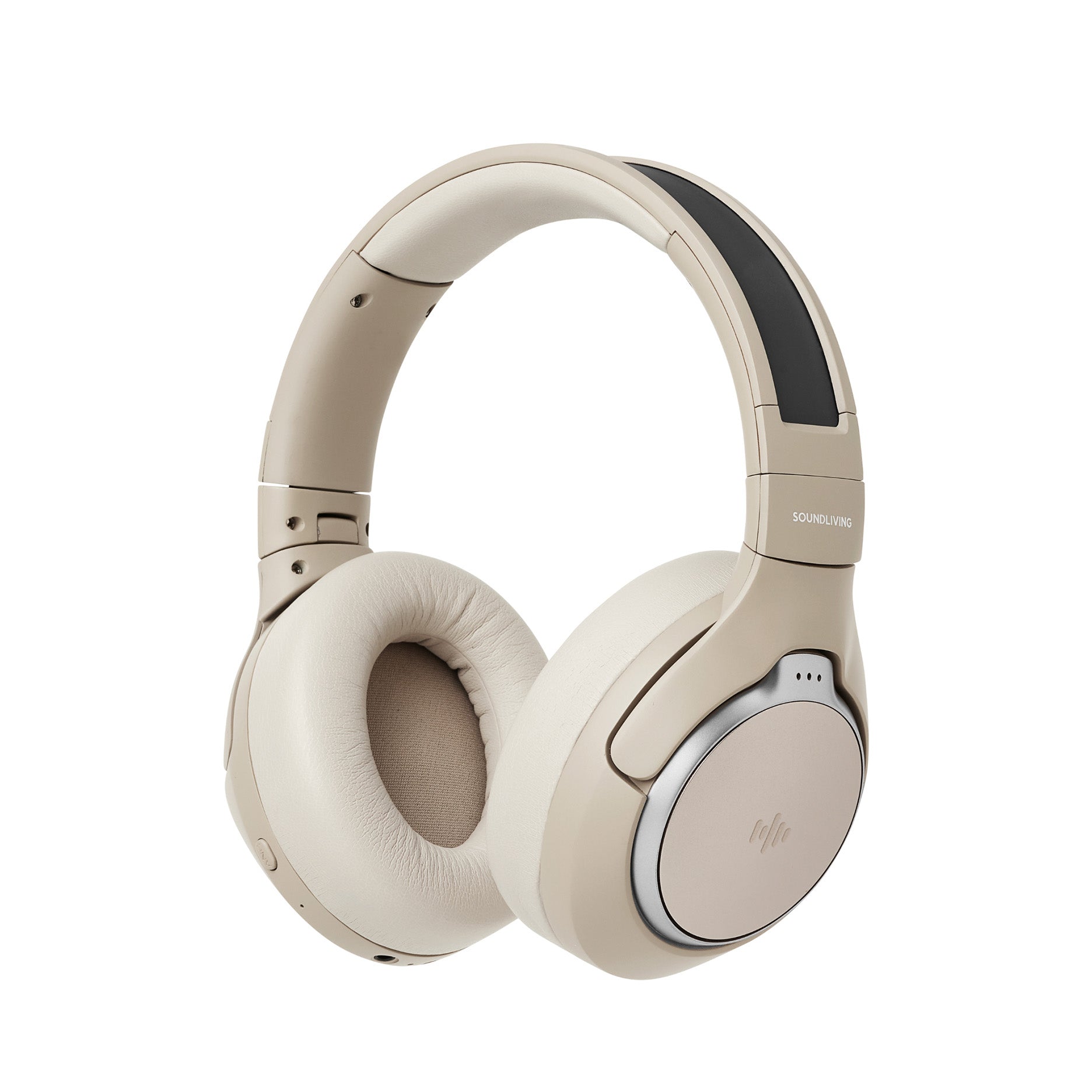 Solar høretelefoner over-ear beige