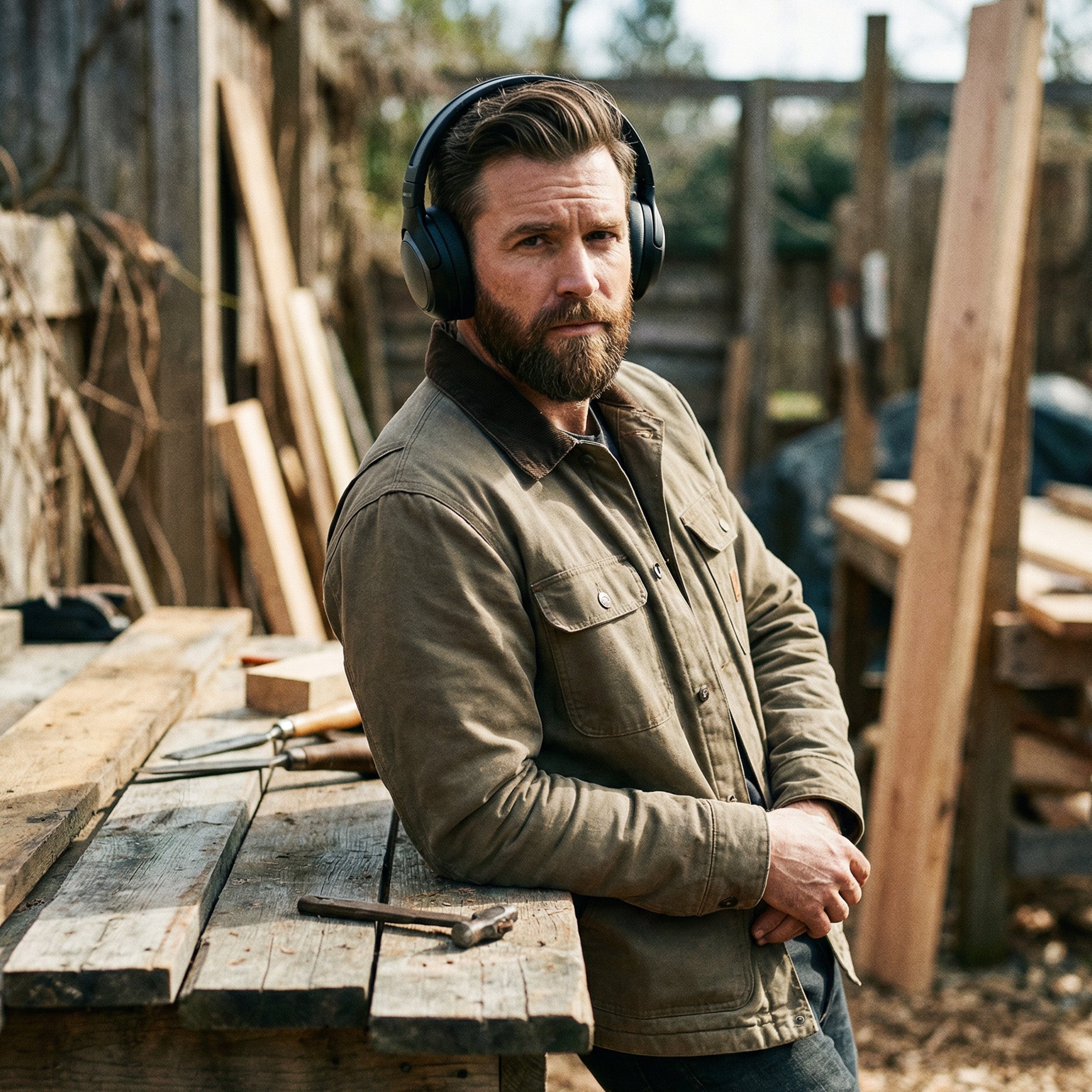 Solar høretelefoner over-ear black