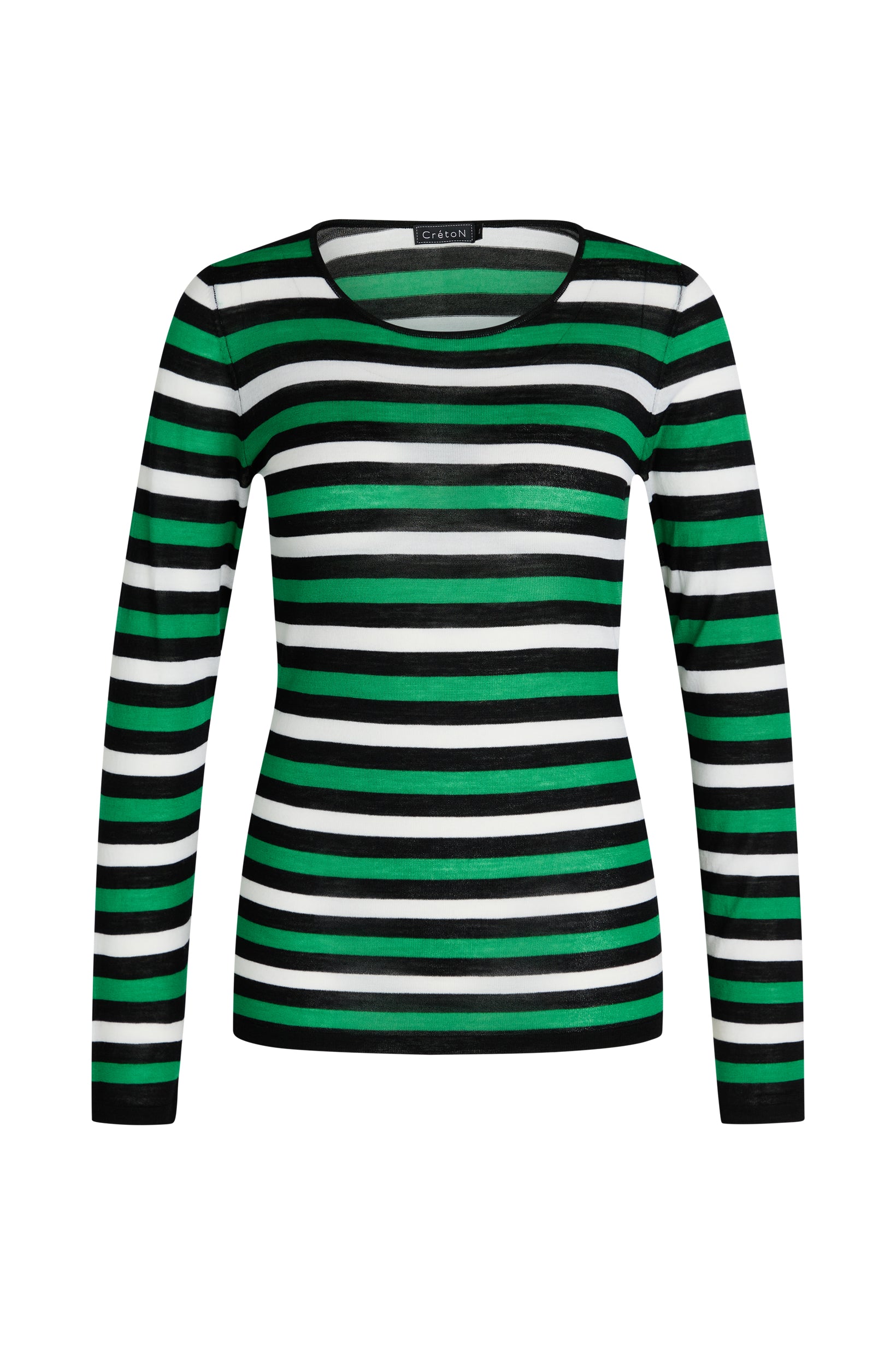 CRIndie Stripe merino bluse